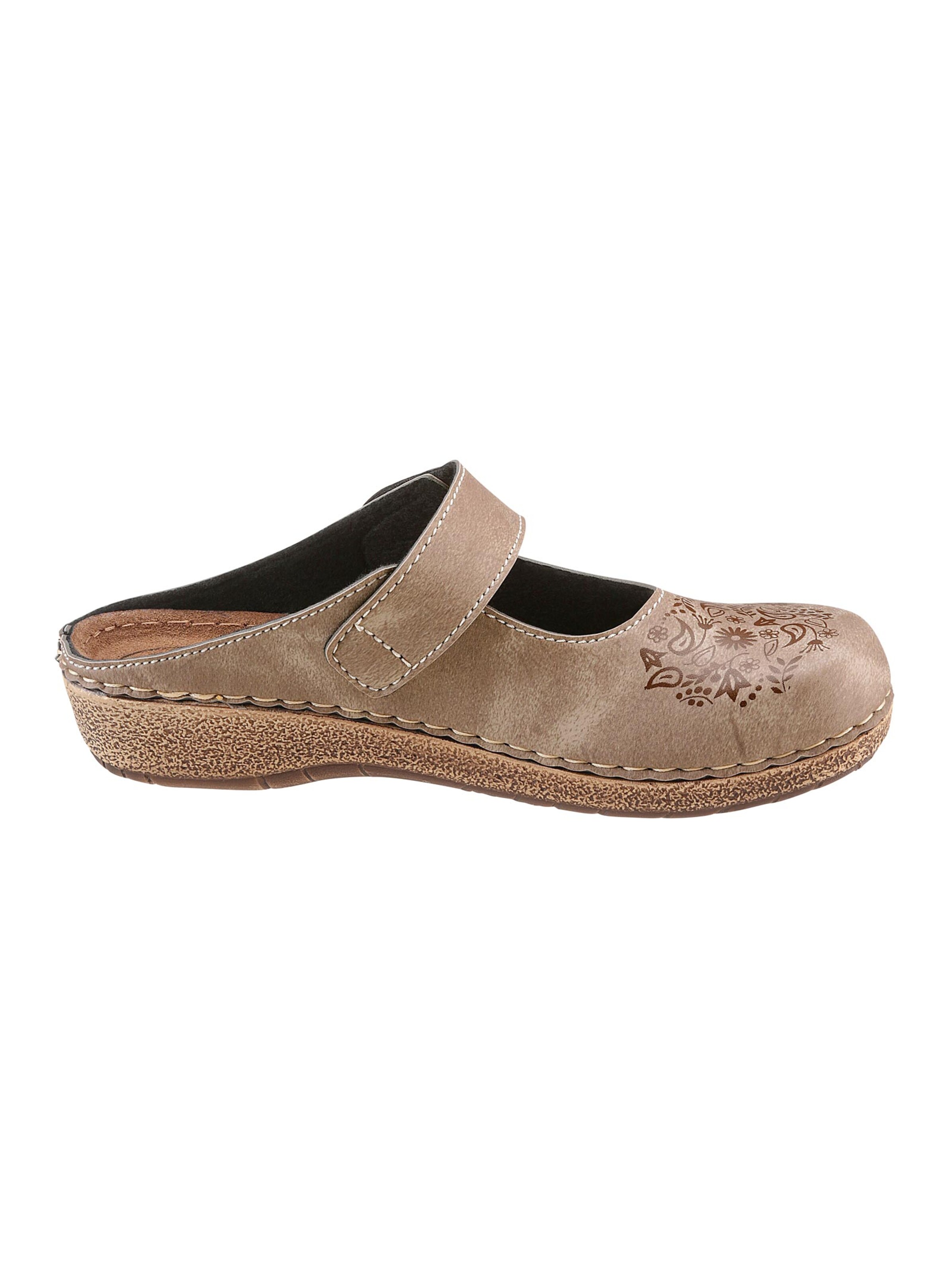 Franken Schuhe Clogs - taupe