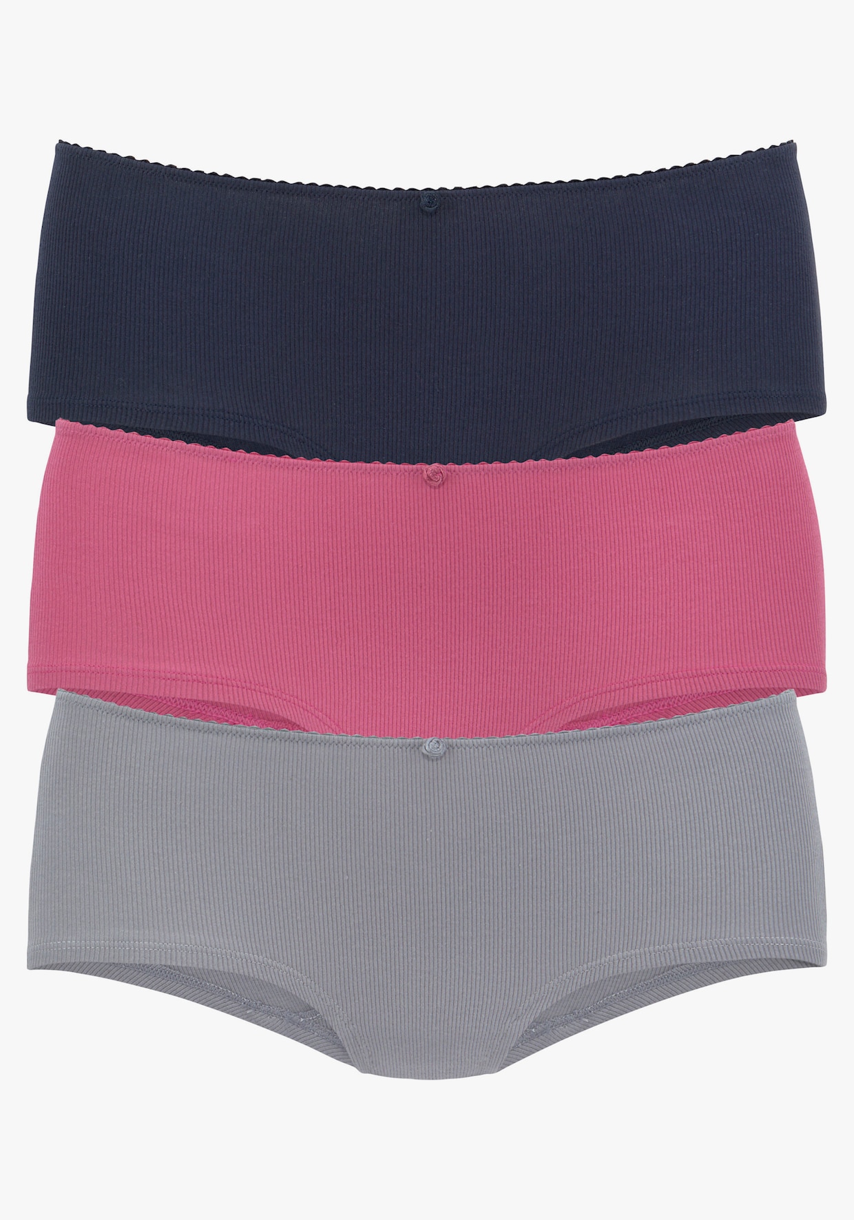 Vivance Panty - blauw, bessenrood, navy