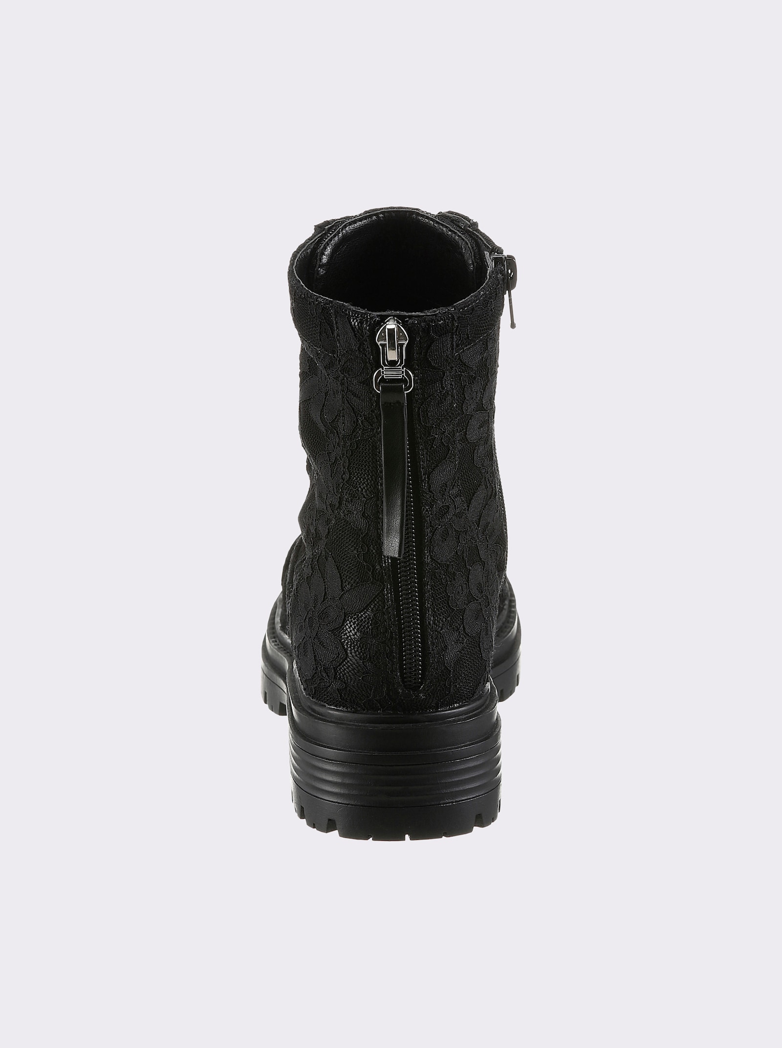 heine Schnürstiefelette - schwarz