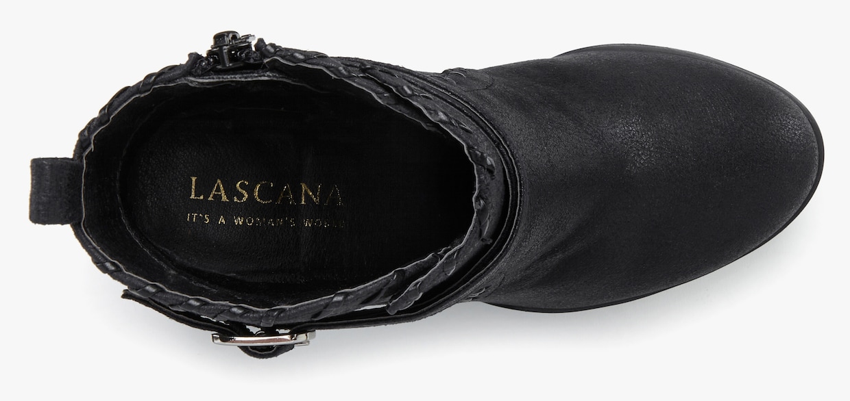 LASCANA bottines à talon haut - noir