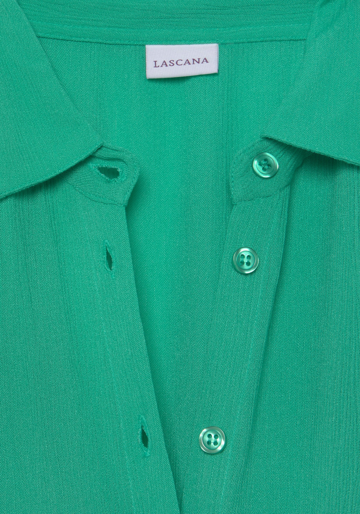 LASCANA Robe-chemisier - vert pomme