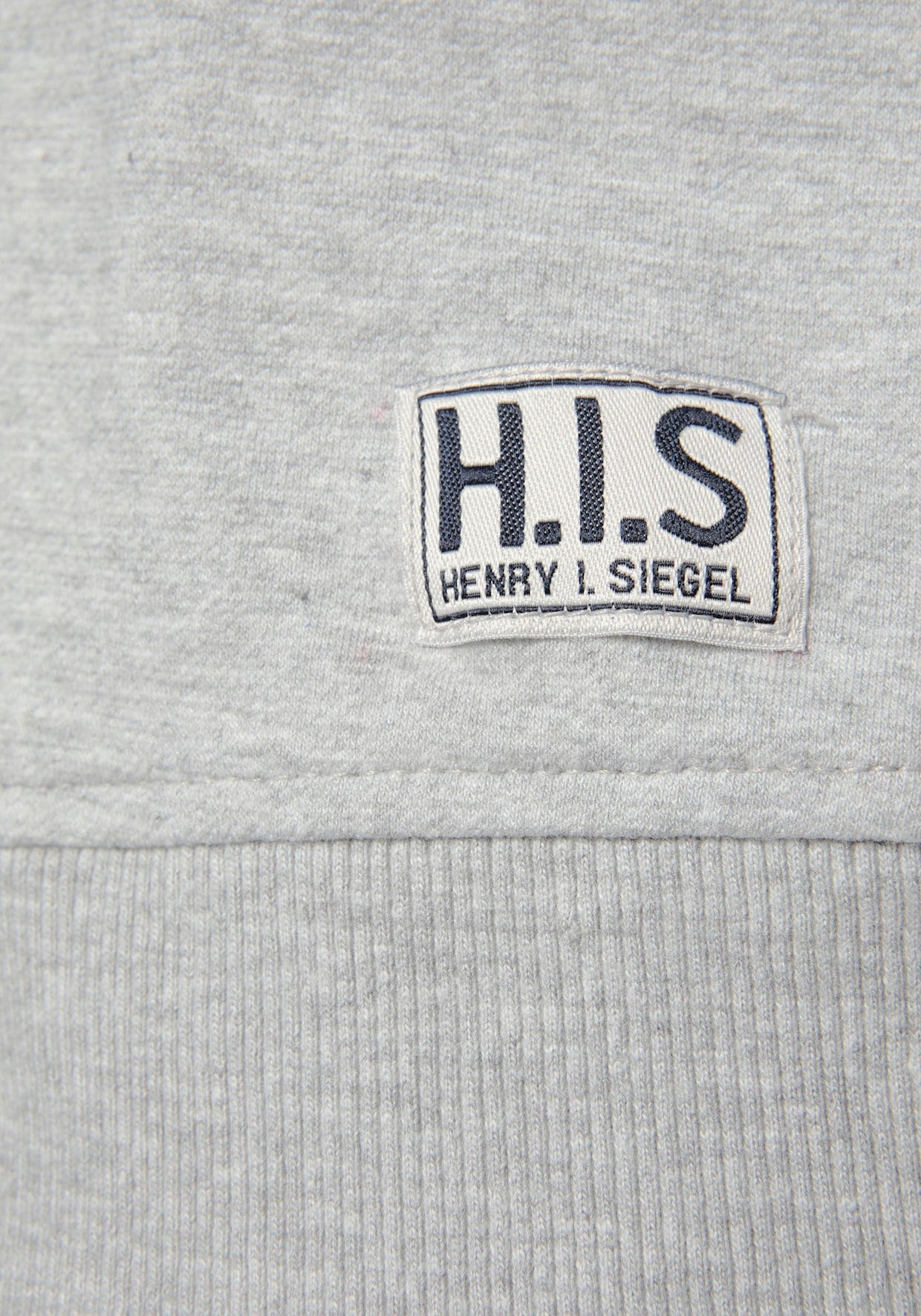 H.I.S Sweatshirt - grijs gemêleerd