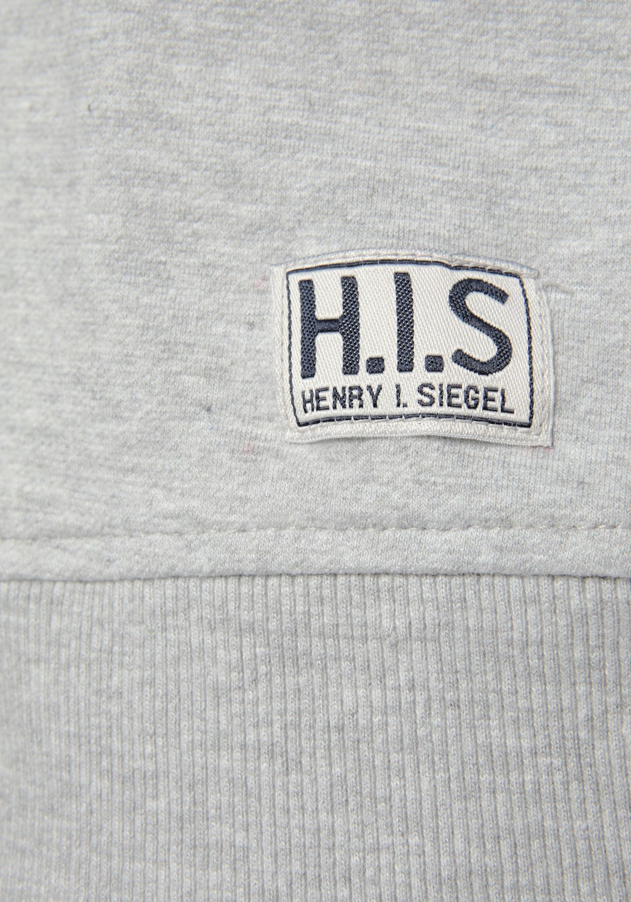 H.I.S Sweatshirt - grau-meliert