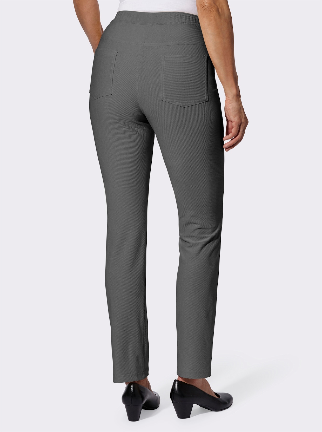 Schlupfjeans - anthrazit