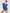 Linea Tesini Oversized Bluse - royalblau