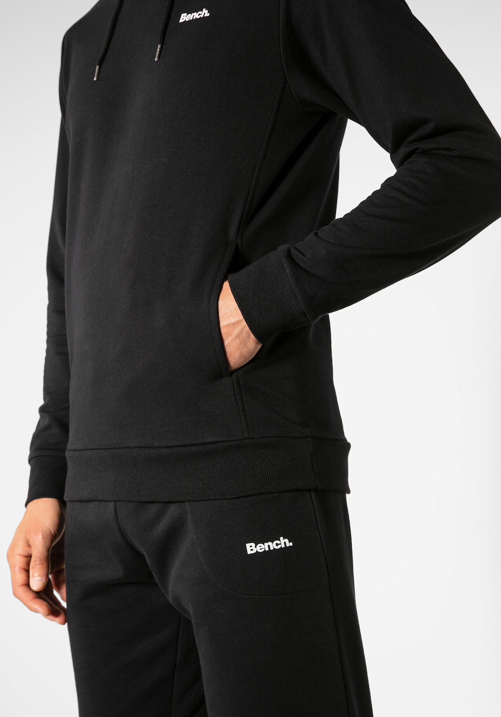 Bench. Loungewear Hoodie - schwarz