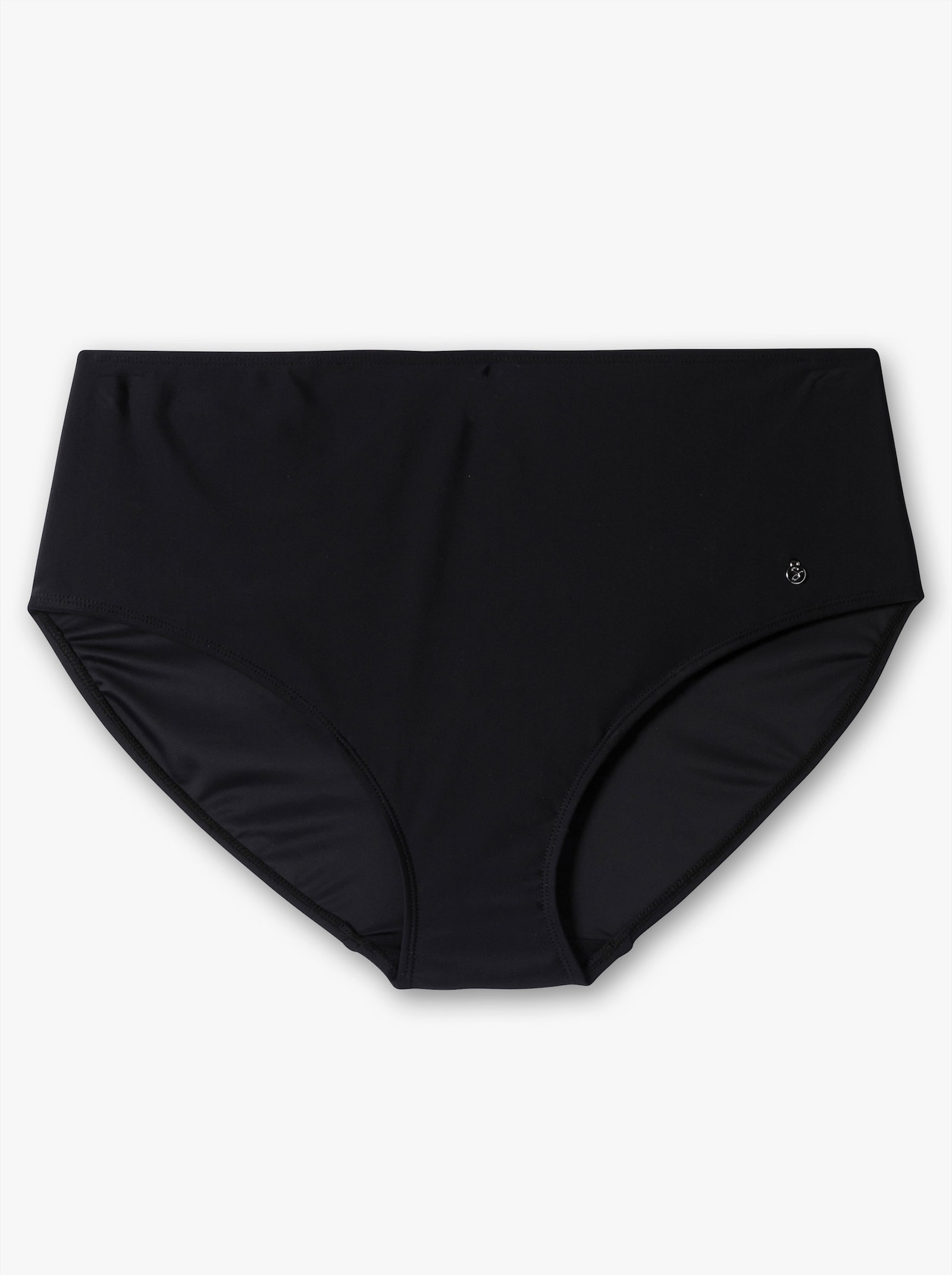 sheego Bikini-Hose in hohem Schnitt, mit Shaping-Einsatz - schwarz