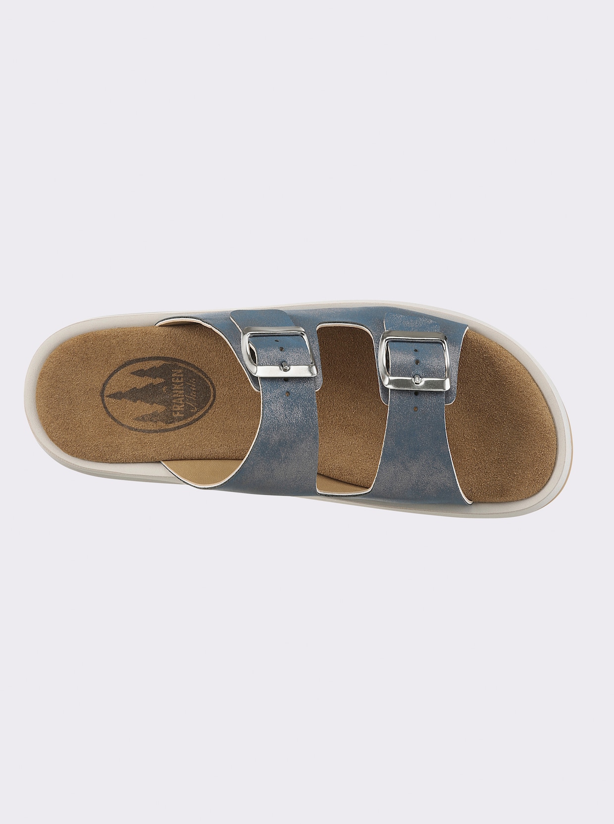Franken Schuhe Pantolette - aqua