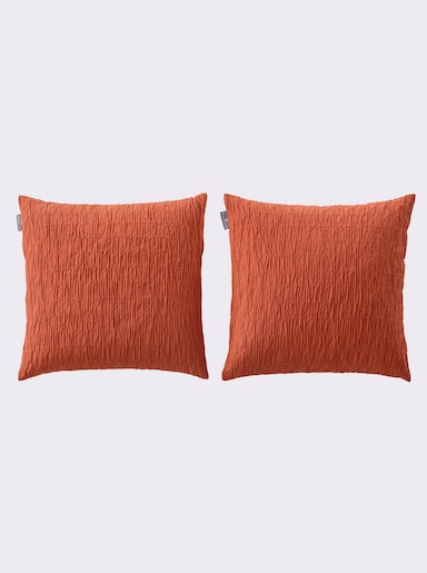 Pereira da Cunha Housse de coussin - terre cuite