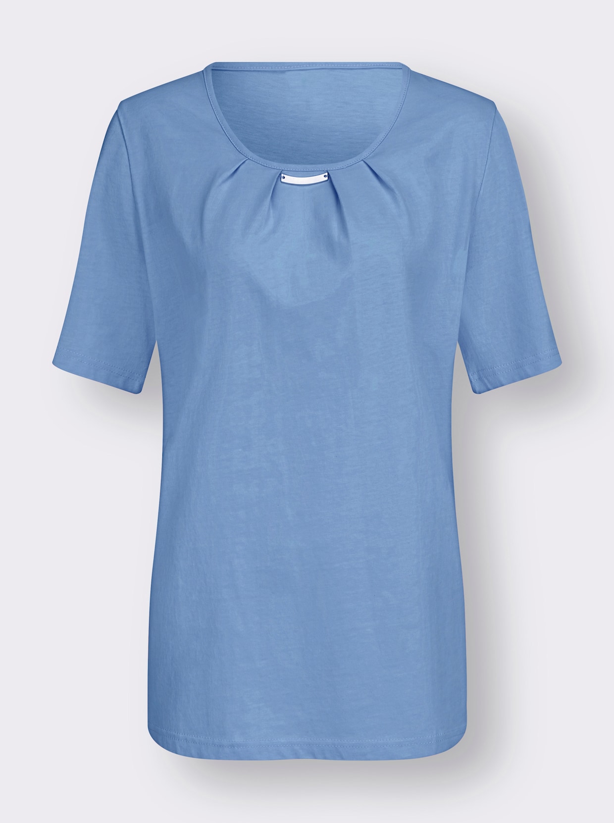 Kurzarm-Shirt - himmelblau
