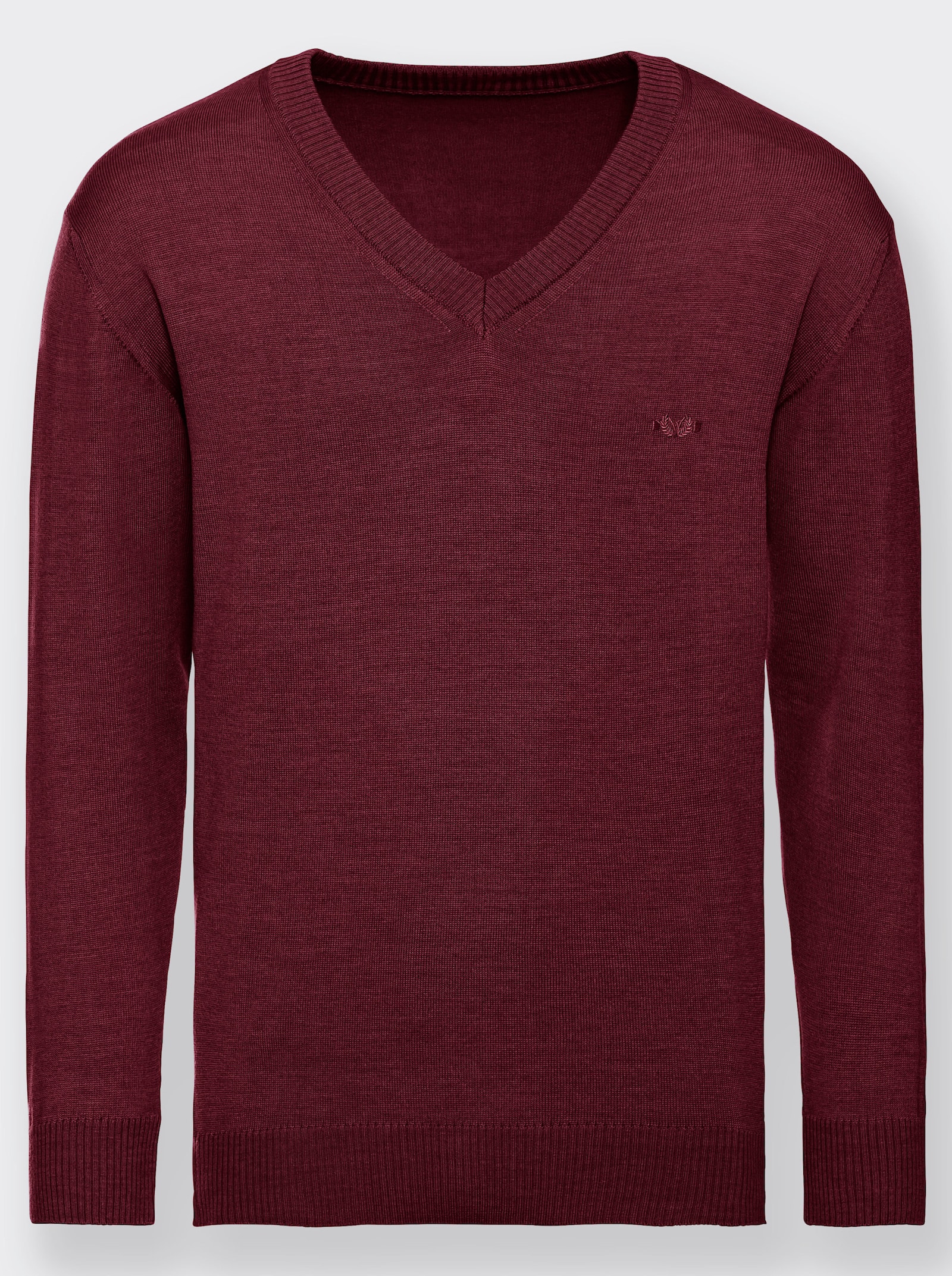 Marco Donati V-Pullover - bordeaux