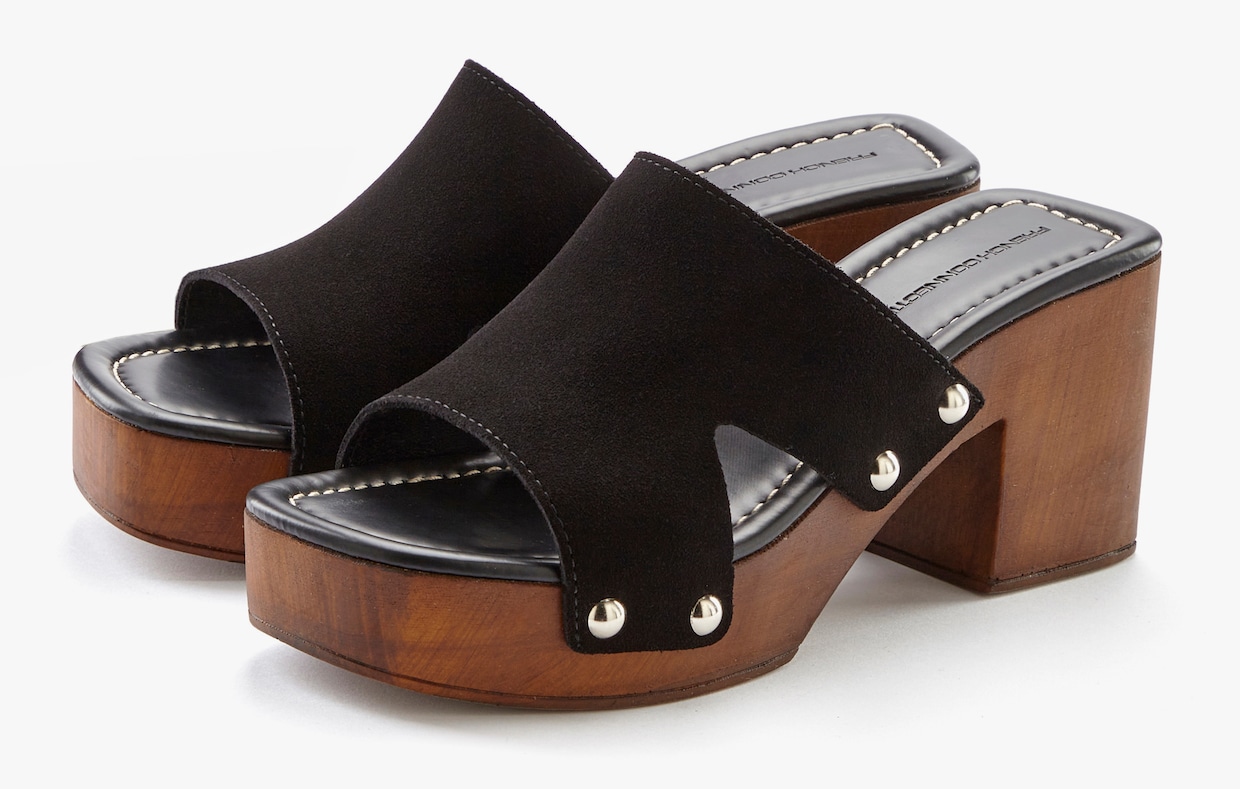 slippers - zwart