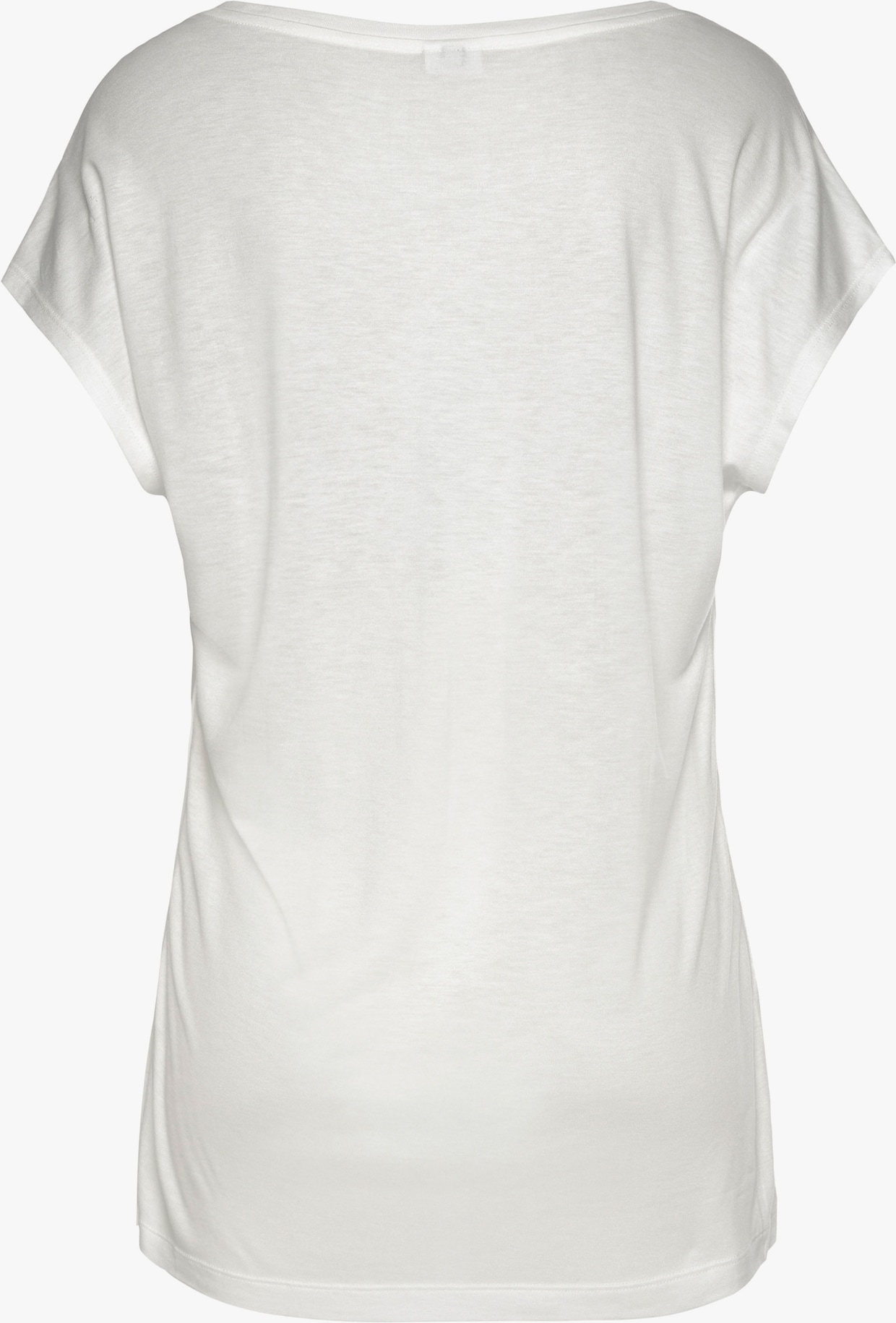 LASCANA T-shirt à manches courtes - blanc imprimé