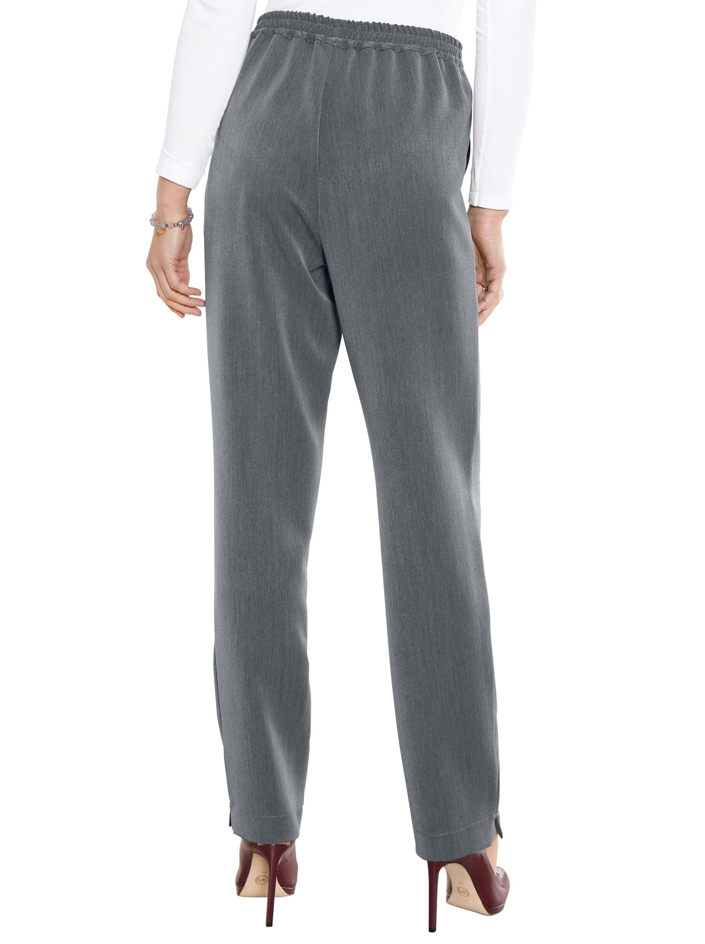 Hose - anthrazit-meliert