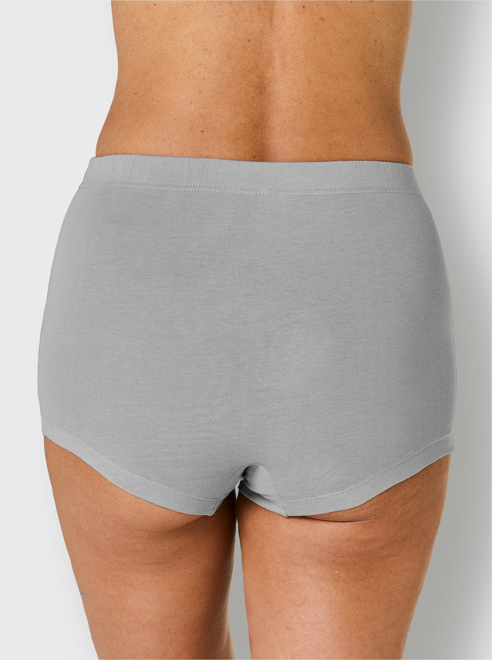 wäschepur Panty - steingrau-magenta