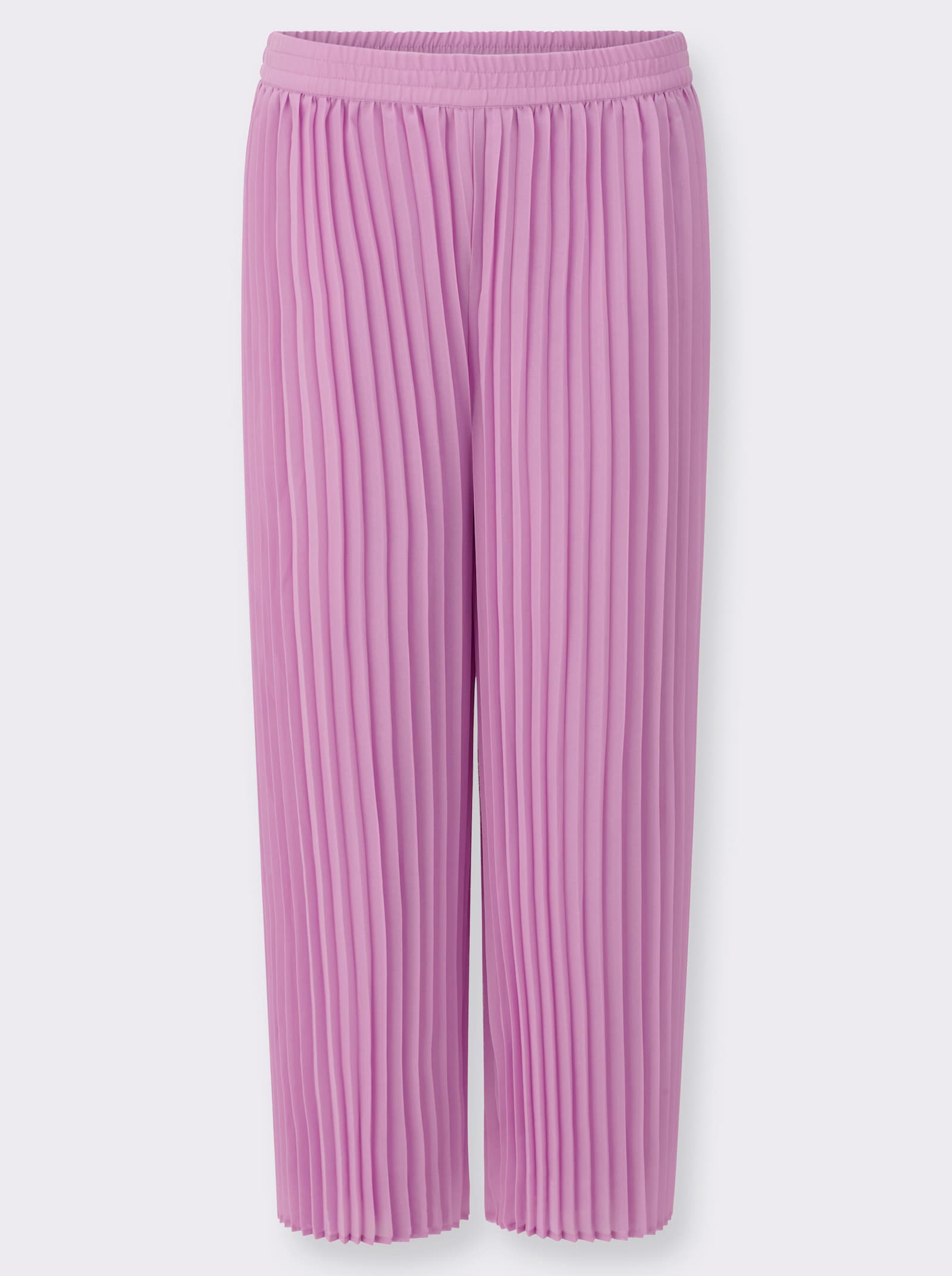 Marlene-broek van plissé - orchidee