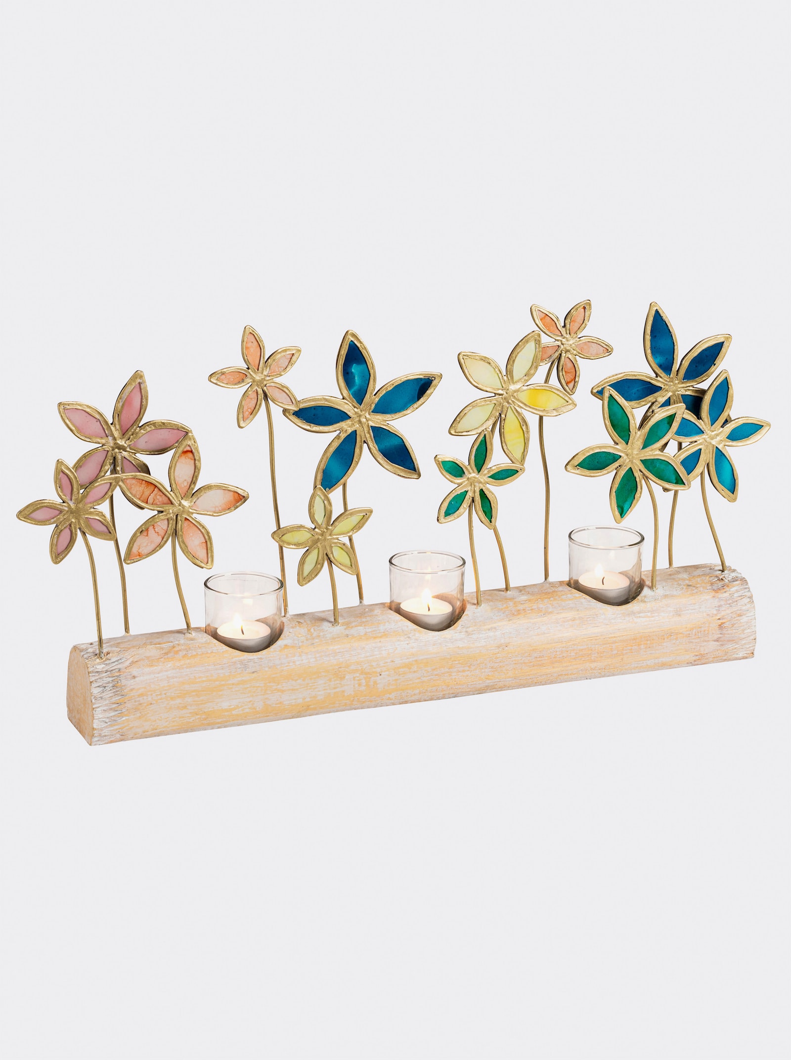 heine home Kerzenhalter - natur-bunt