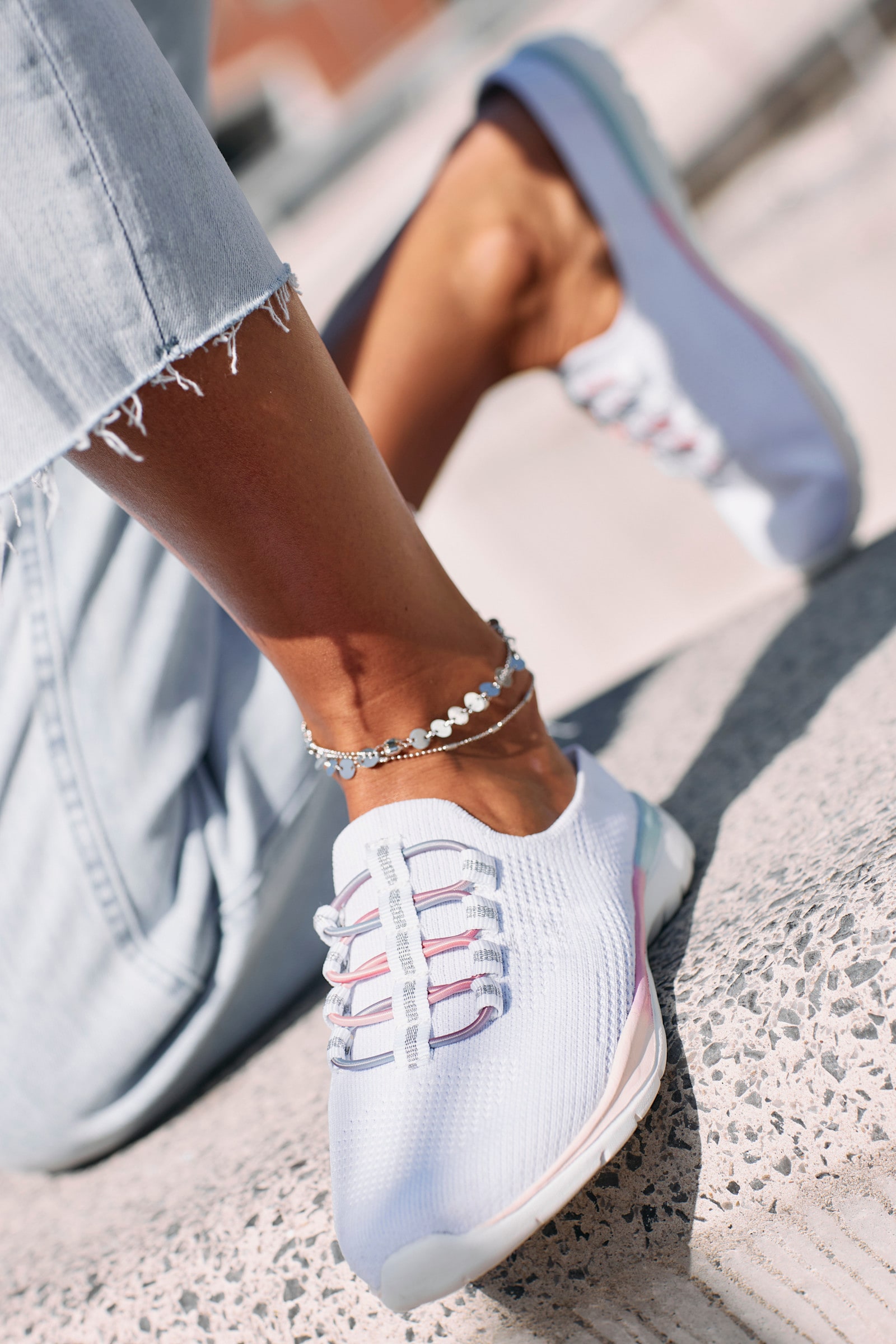 LASCANA ACTIVE Sneaker - weiss/multi