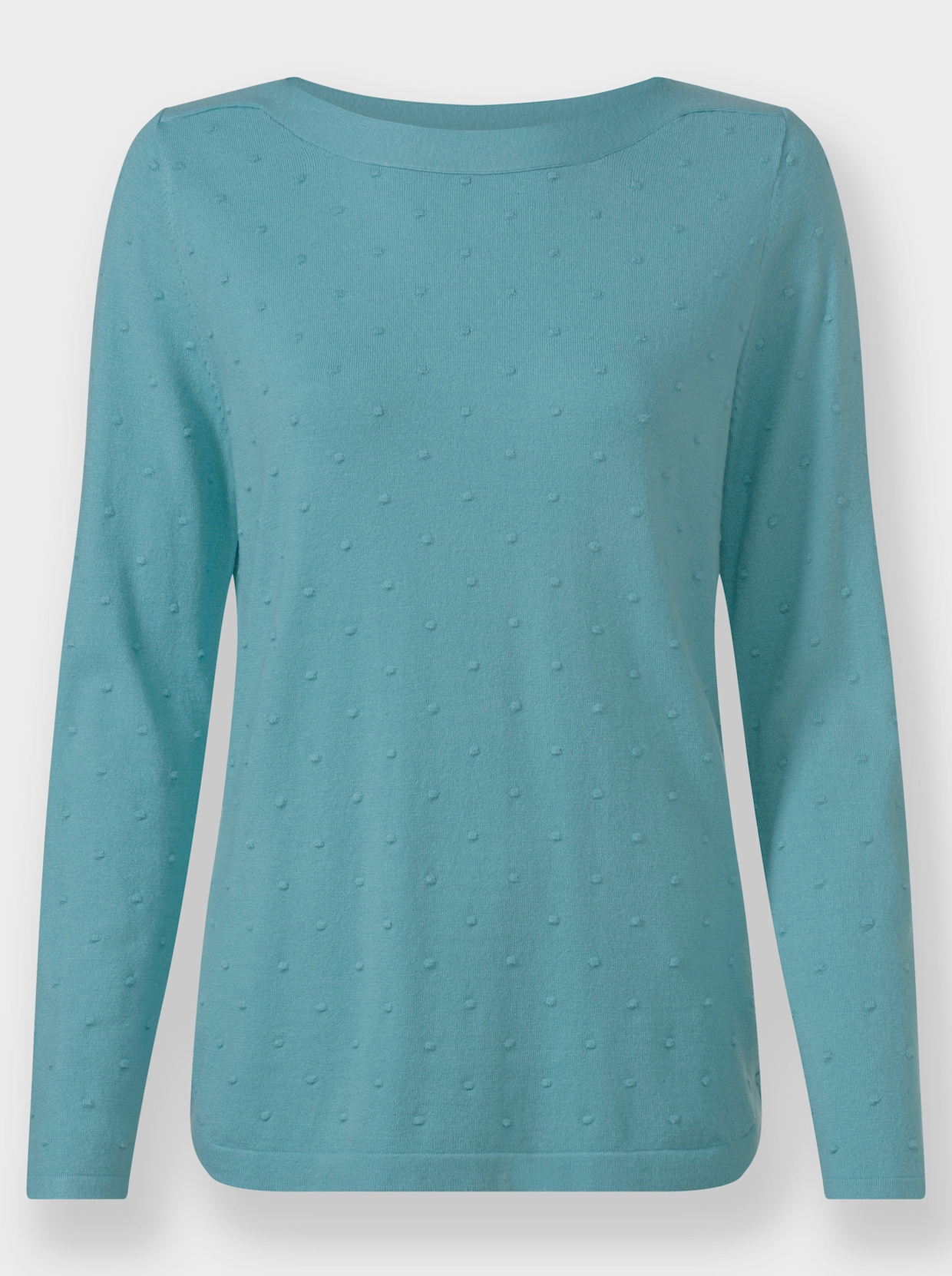 Langarm-Pullover - ozean