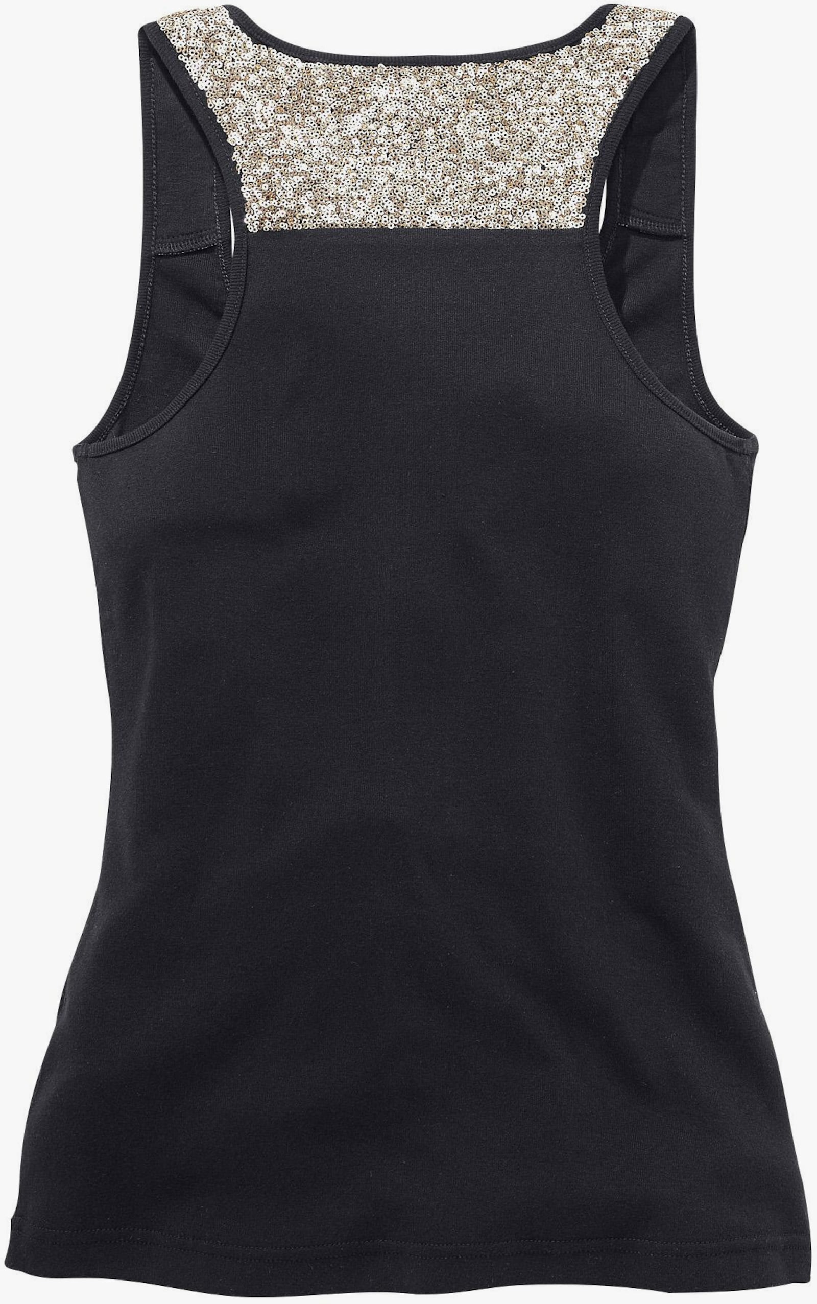 LASCANA Strandtop - zwart