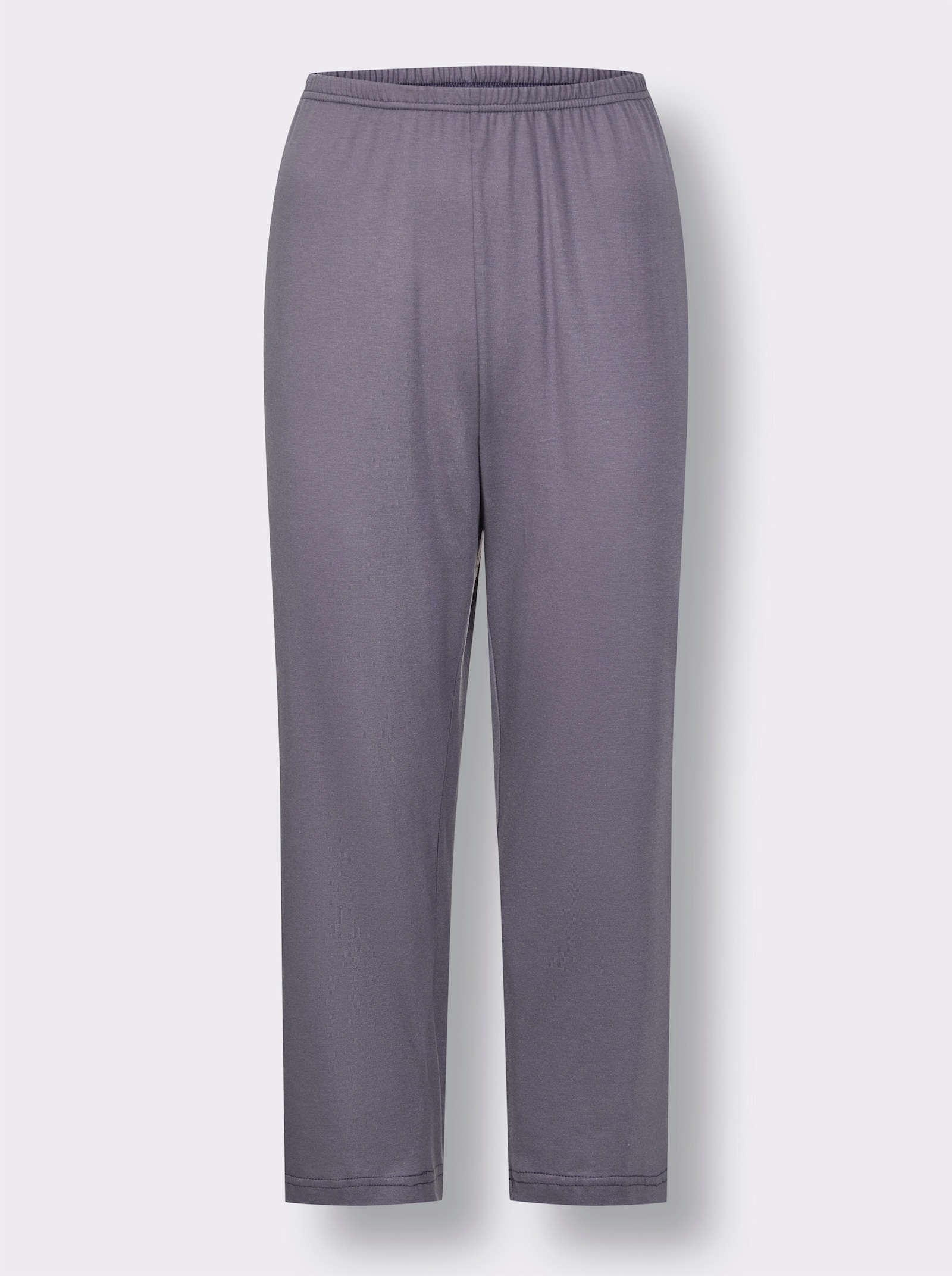 Ascafa Pyjama met 3/4-mouwen - mauve gedessineerd