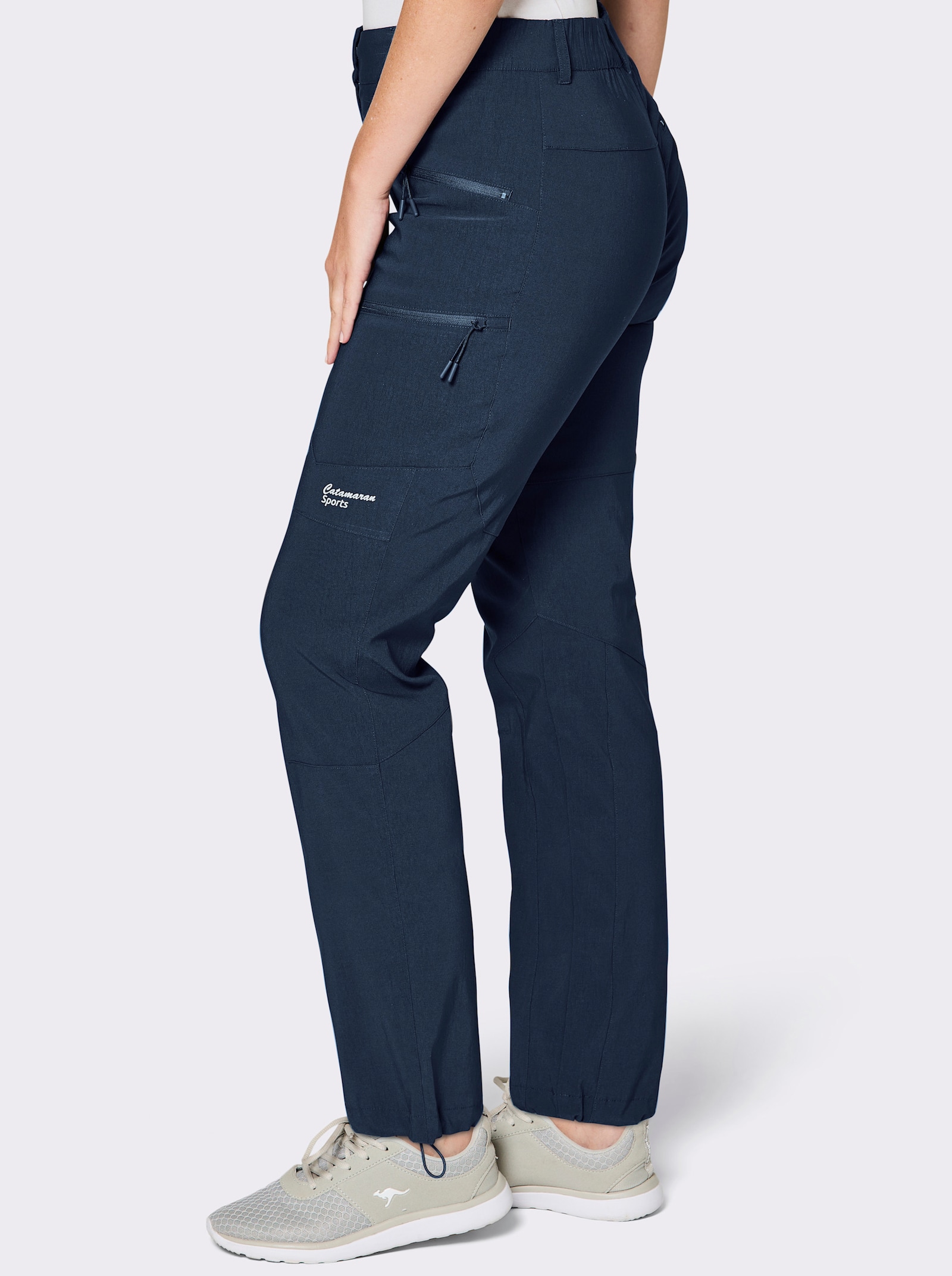Catamaran Sports Trekkingbroek met in wijdte verstelbare zoom - donkerblauw