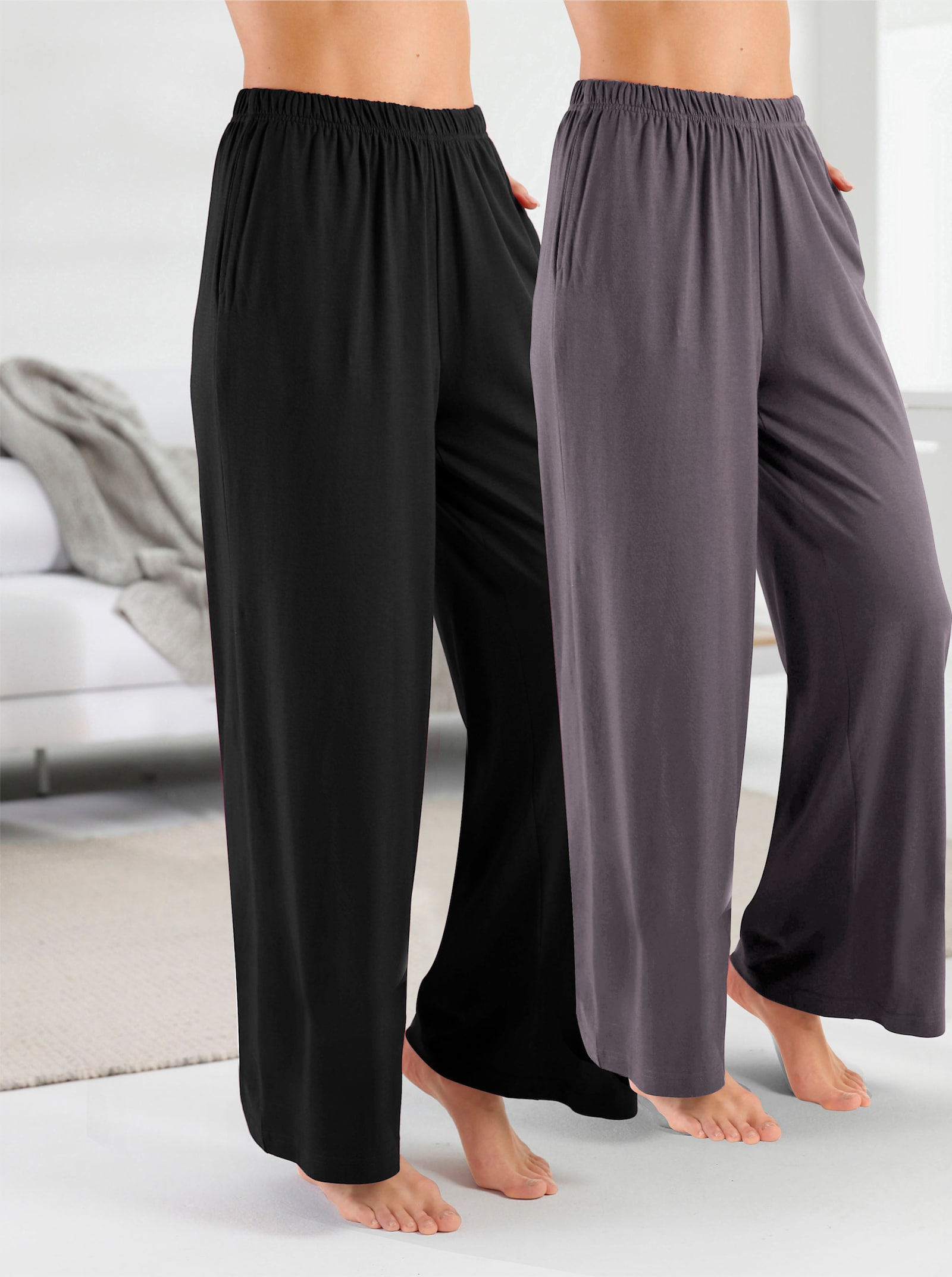 feel good Pantalons - noir + anthracite