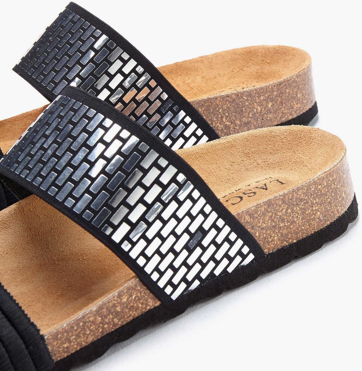 LASCANA Slippers - zwart