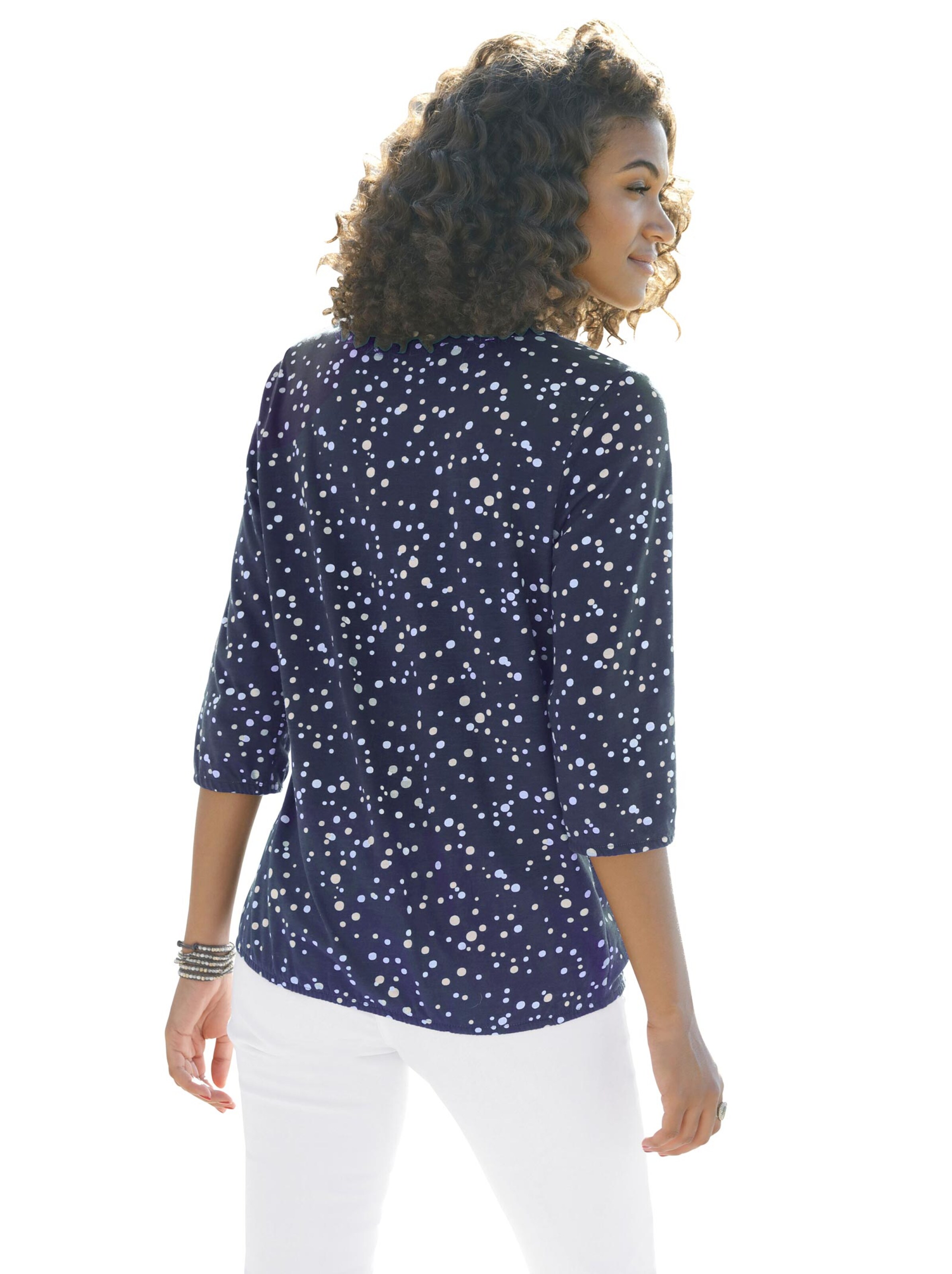 Shirt - marine-gemustert