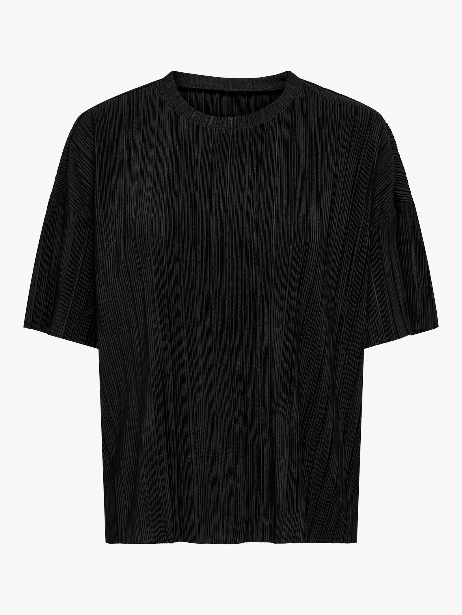 ONLY CARMAKOMA Plisseeshirt - black
