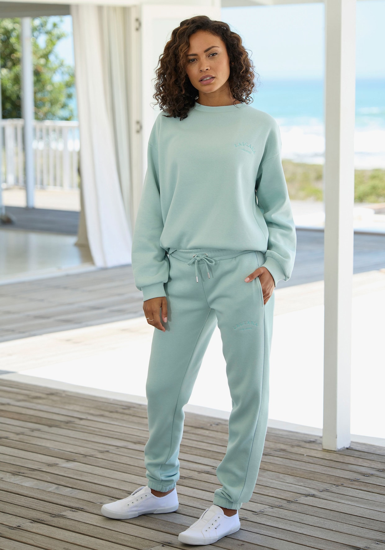 LASCANA Sweatbroek - mint