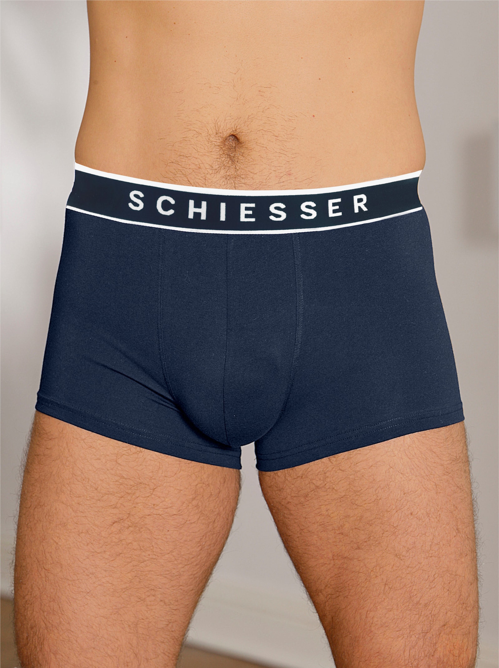 Schiesser Boxerkalsong - marin