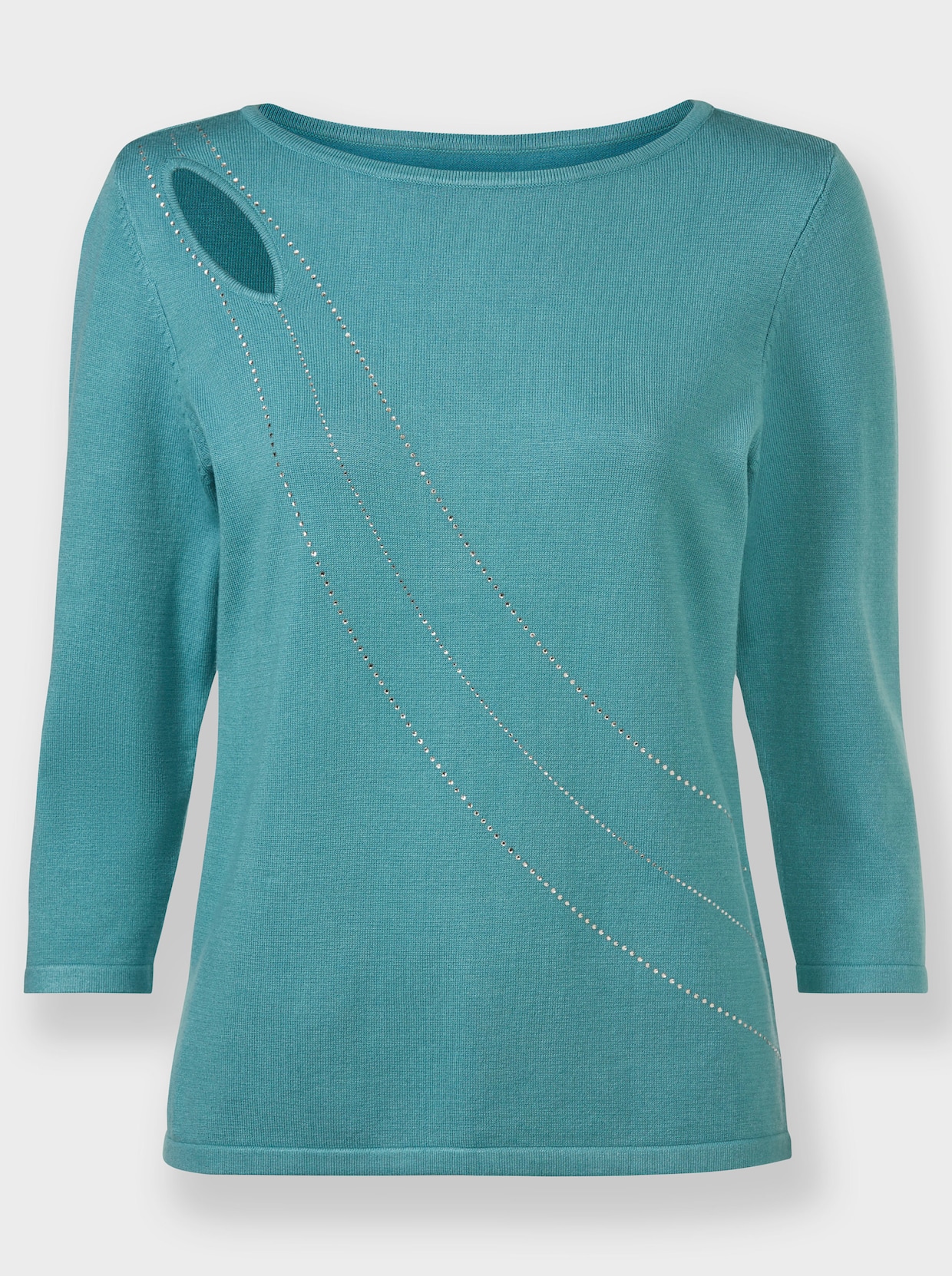 heine Pull en tricot fin - océan