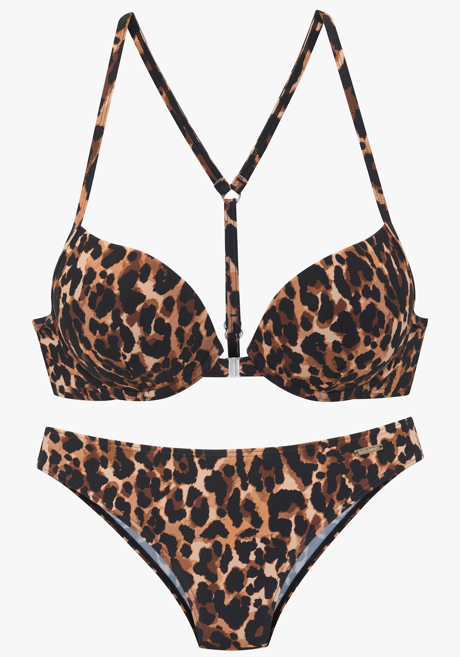 Bruno Banani Push-upbikini - luipaardprint
