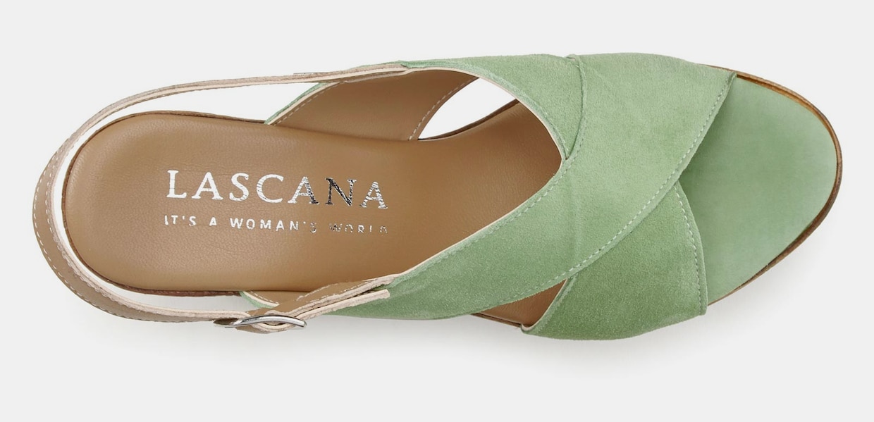 LASCANA Sandalette - grün