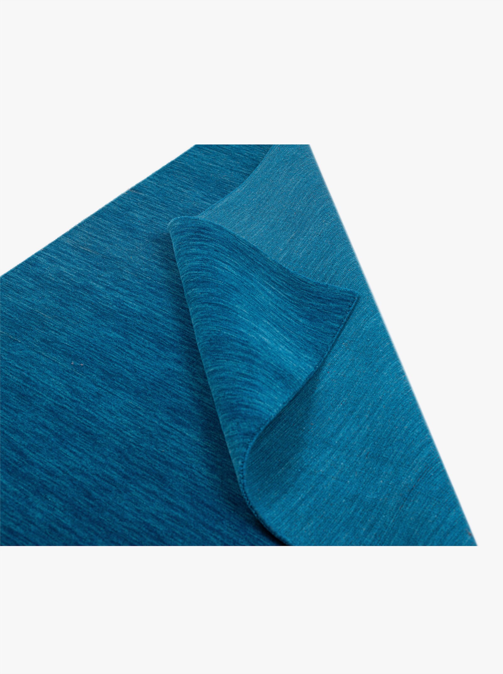 Theko Handwebteppich - blau