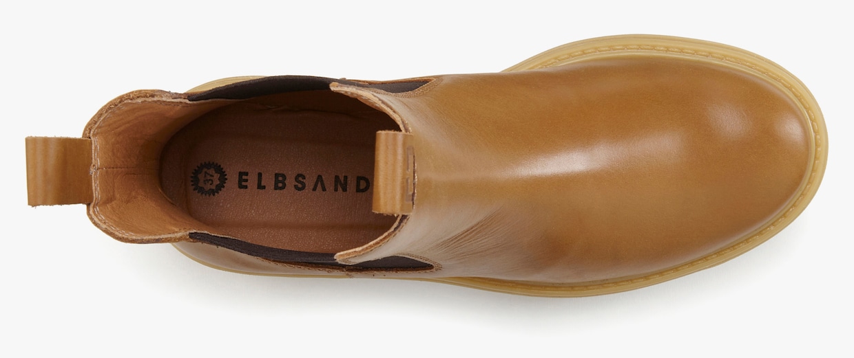 Elbsand Stiefelette - camelfarben