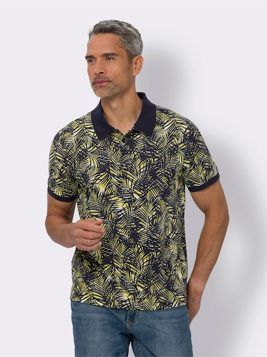 Poloshirt - marine-bedruckt