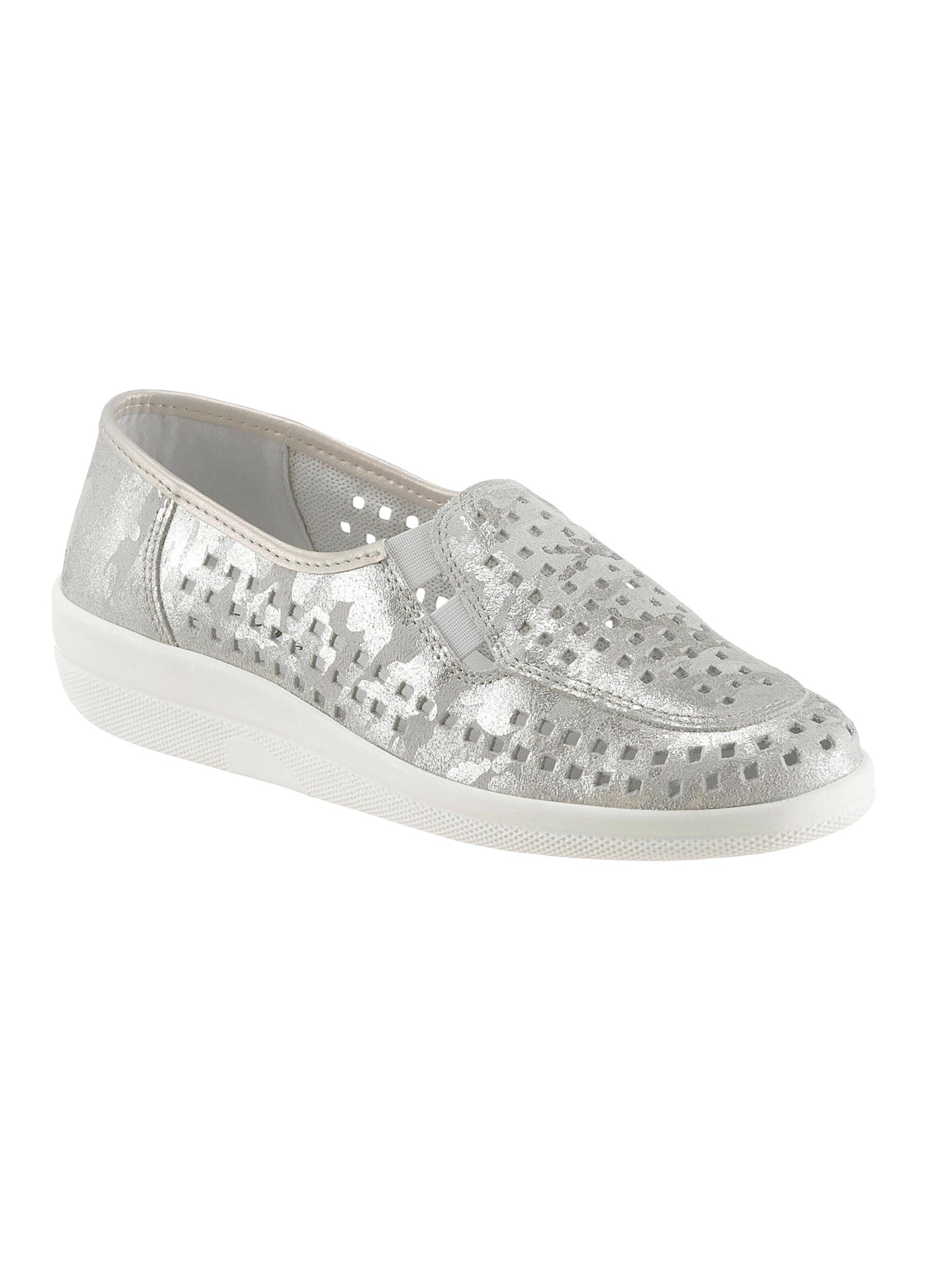 Airsoft Slipper - weiß-goldfarben