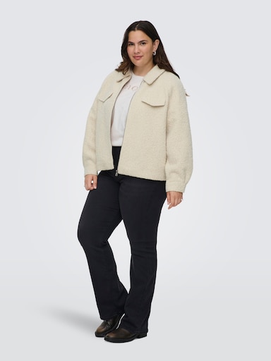 ONLY CARMAKOMA Bouclèjacke - pumice stone detail:melange