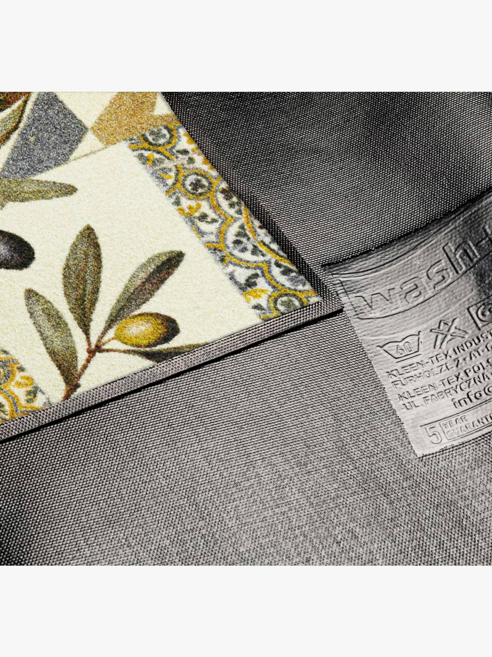 wash+dry by Kleen-Tex Fußmatte - ecru-grau-gemustert