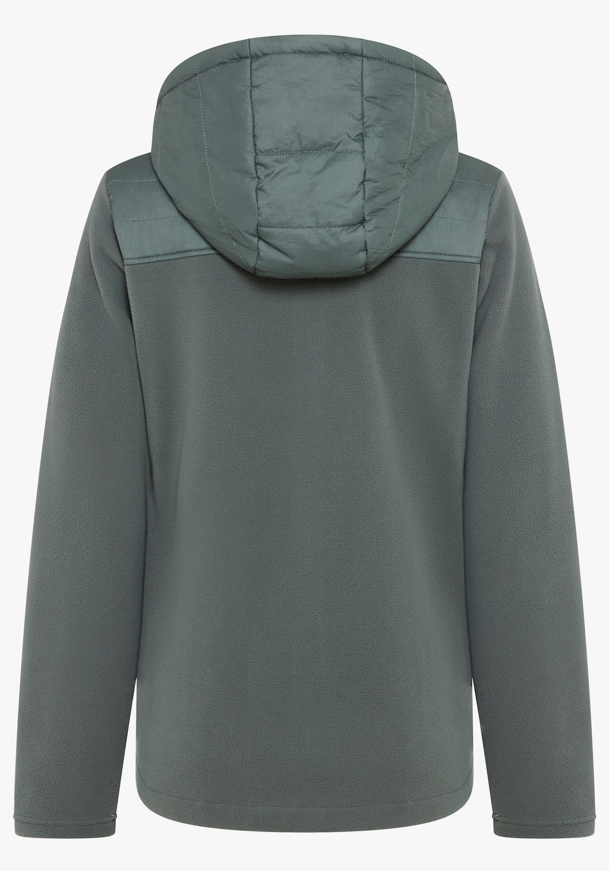 Polarino Hybridjacke - grün-grau