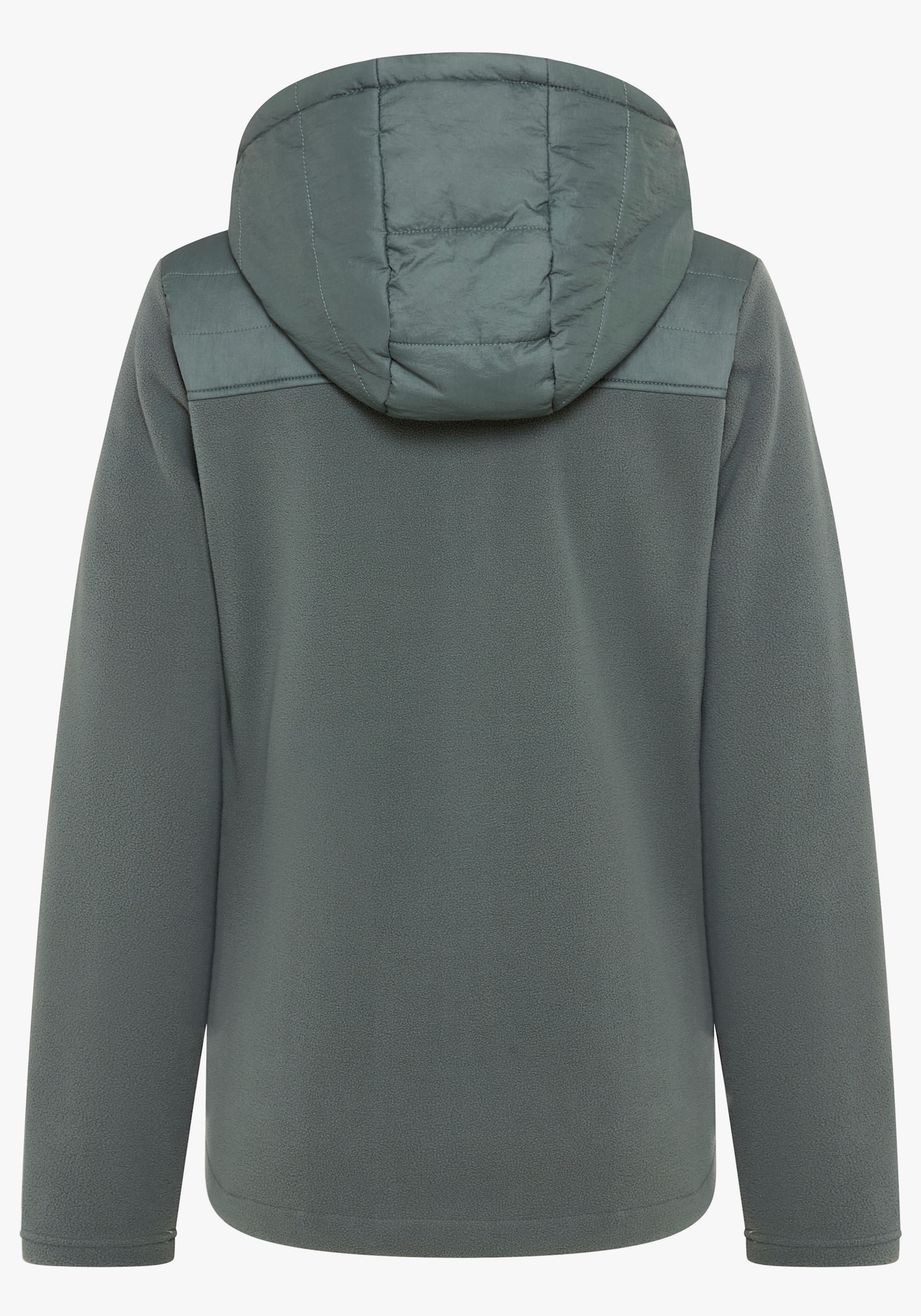 Polarino Hybridjacke - grün-grau
