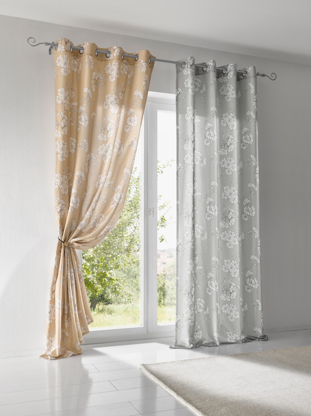 heine home Gordijnroede - Zilverkleur