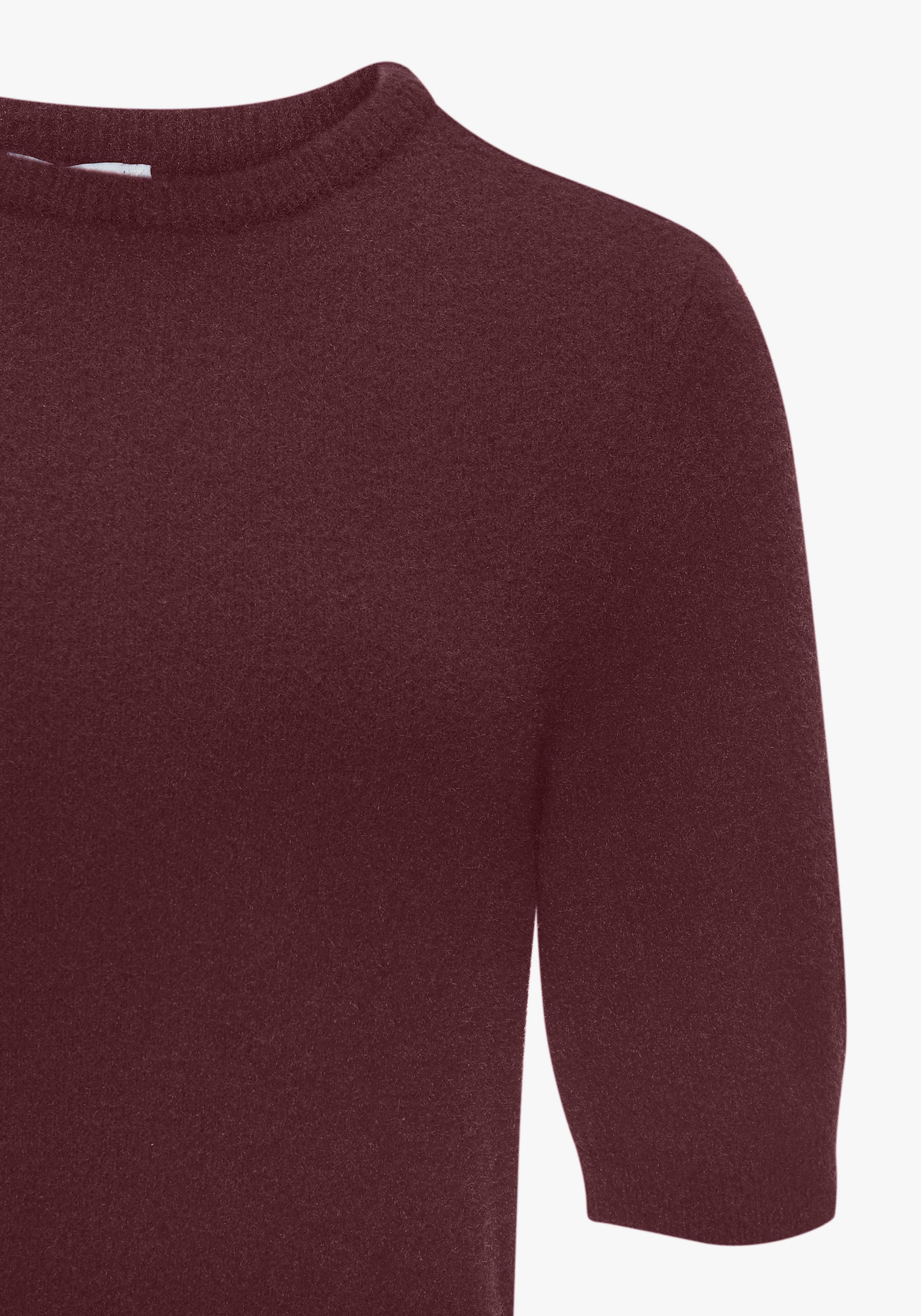 LASCANA Kurzarmpullover - bordeaux