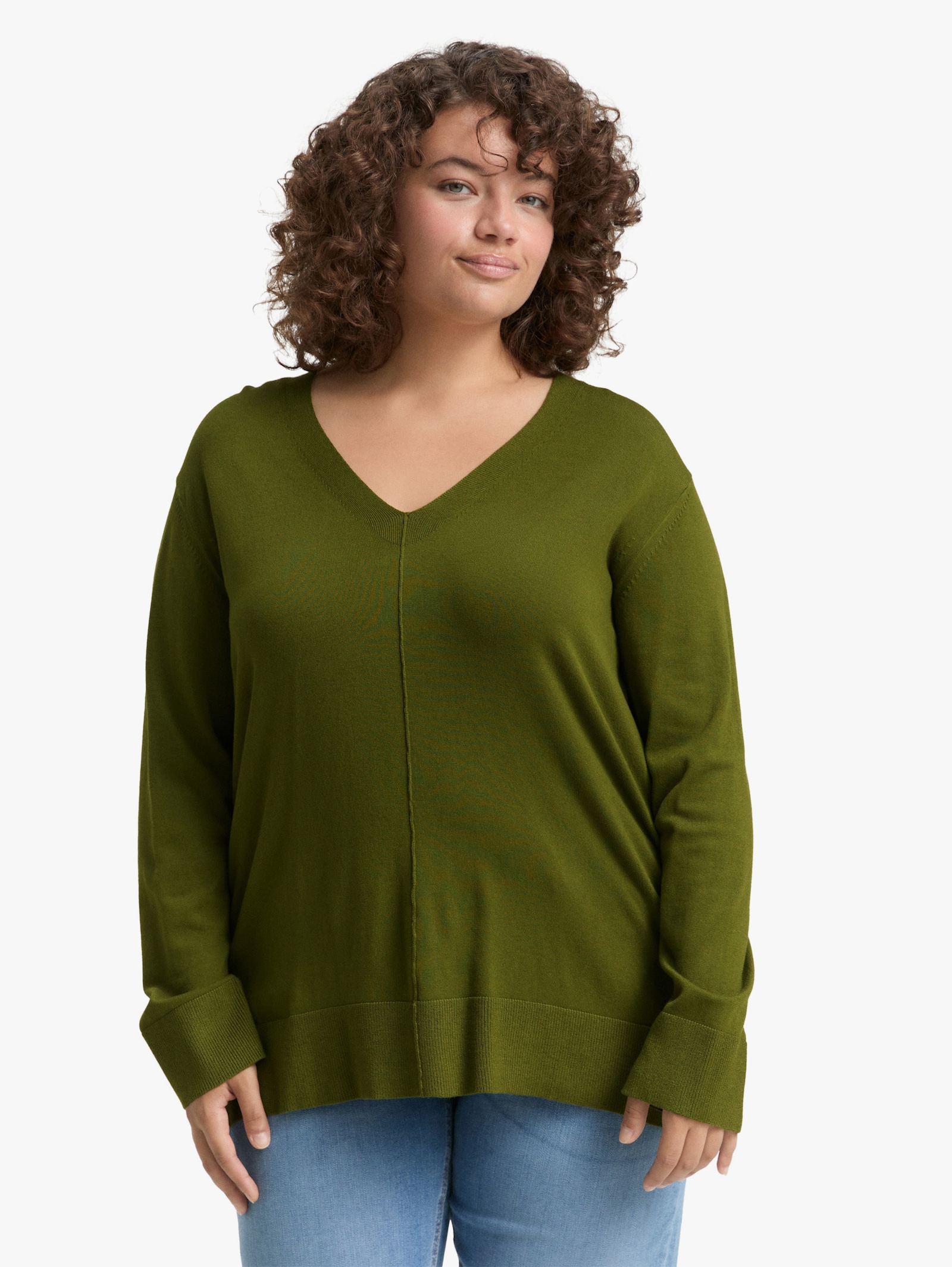 Strickpullover - deep ivy green