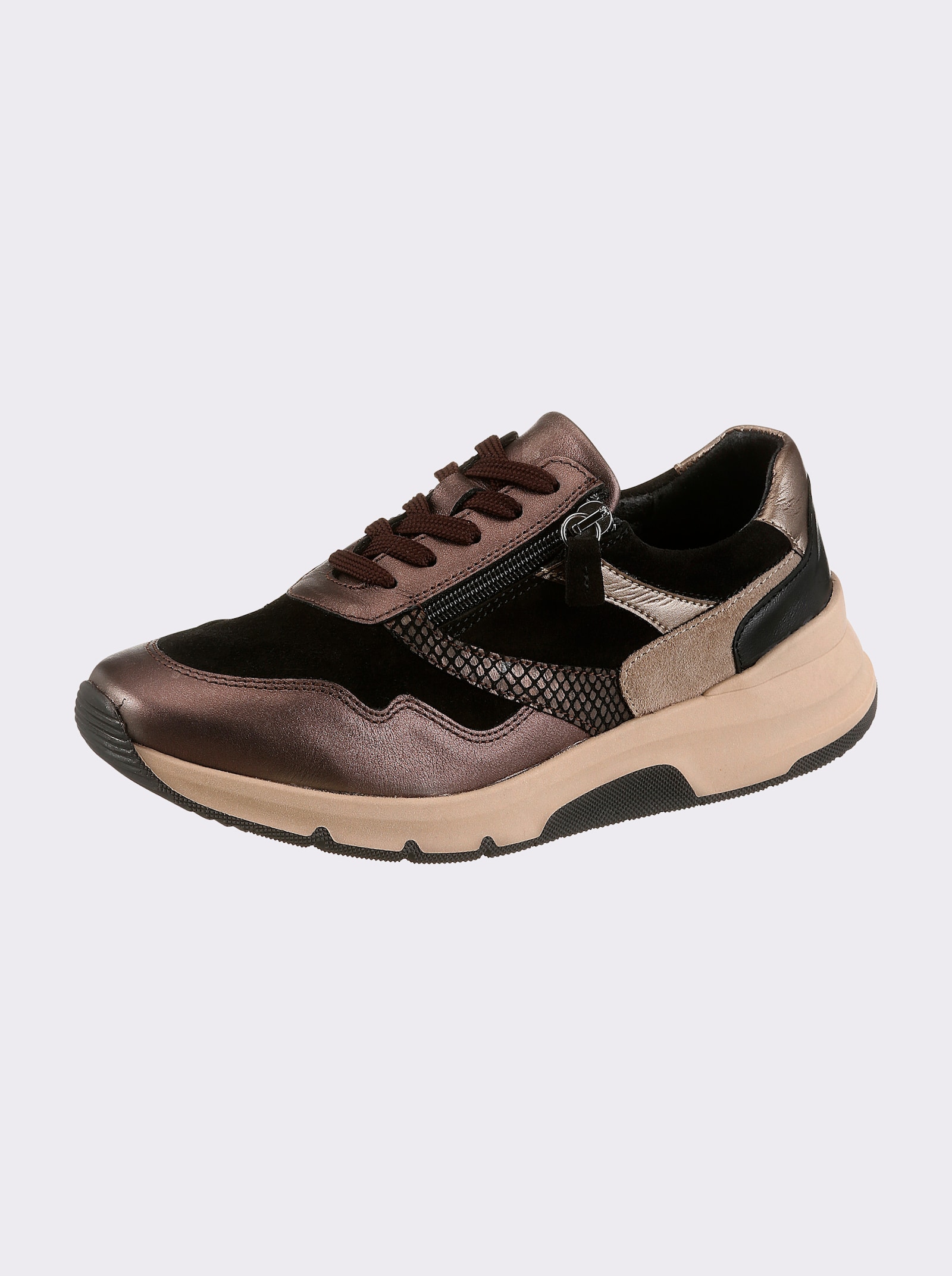 heine Sneaker - taupe-schwarz