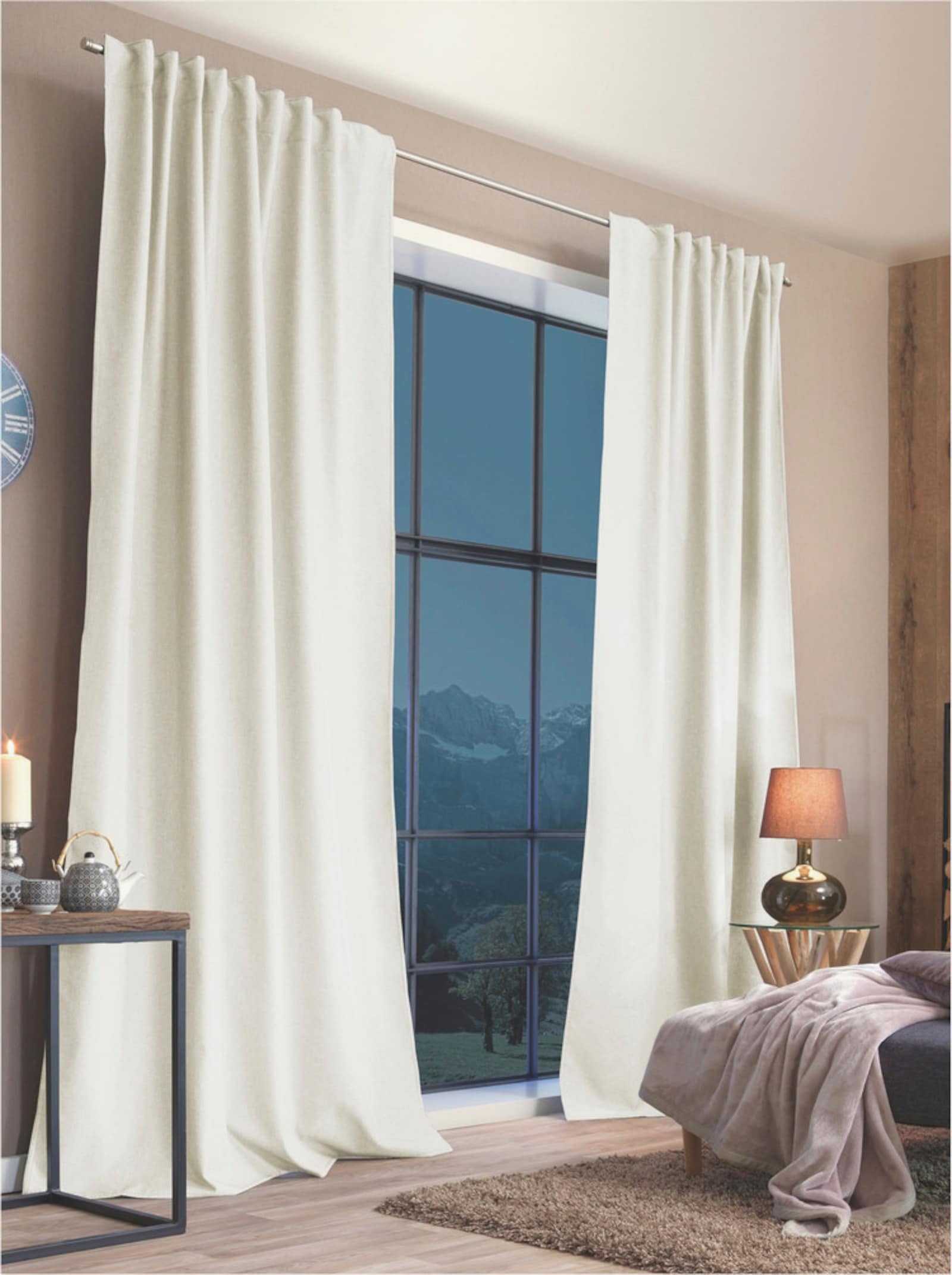 heine home Thermo-Vorhang - wollweiß