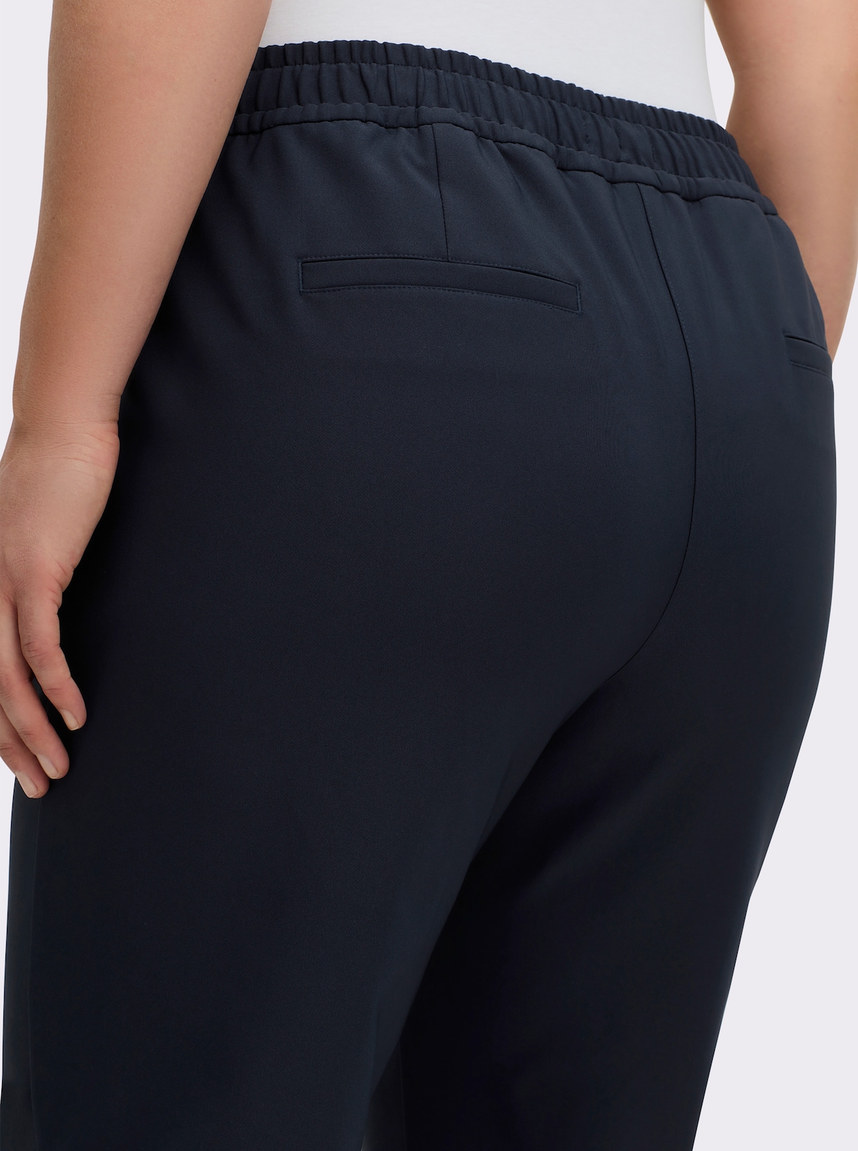 sheego Schlupfhose - tiefblau