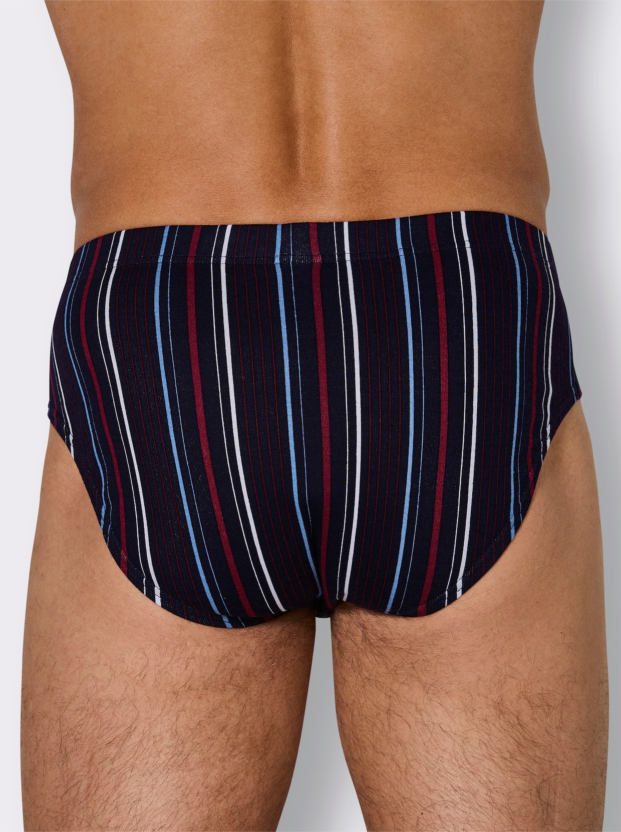 wäschepur men Slip - marine + marine gestreept